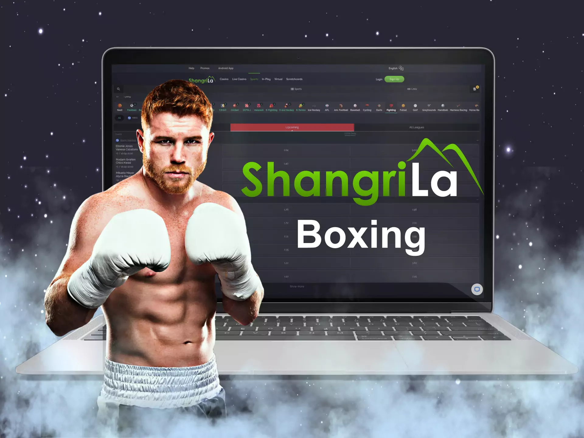 In the Shangri La sportsbook, you can bet on boxing fights.