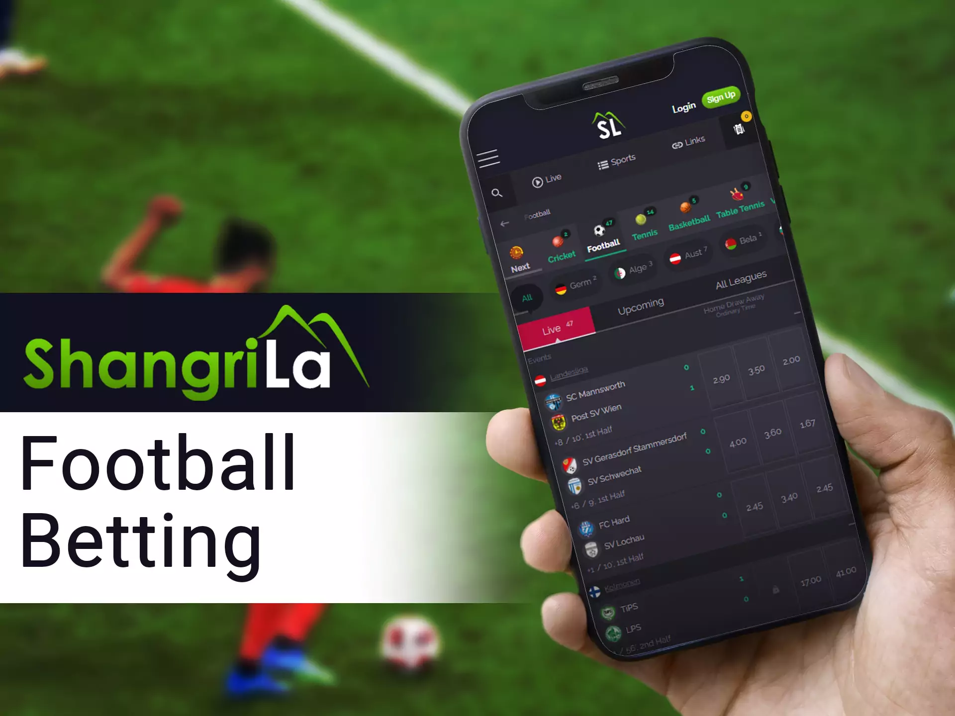 Watch how football players become legends with Shangri La app.