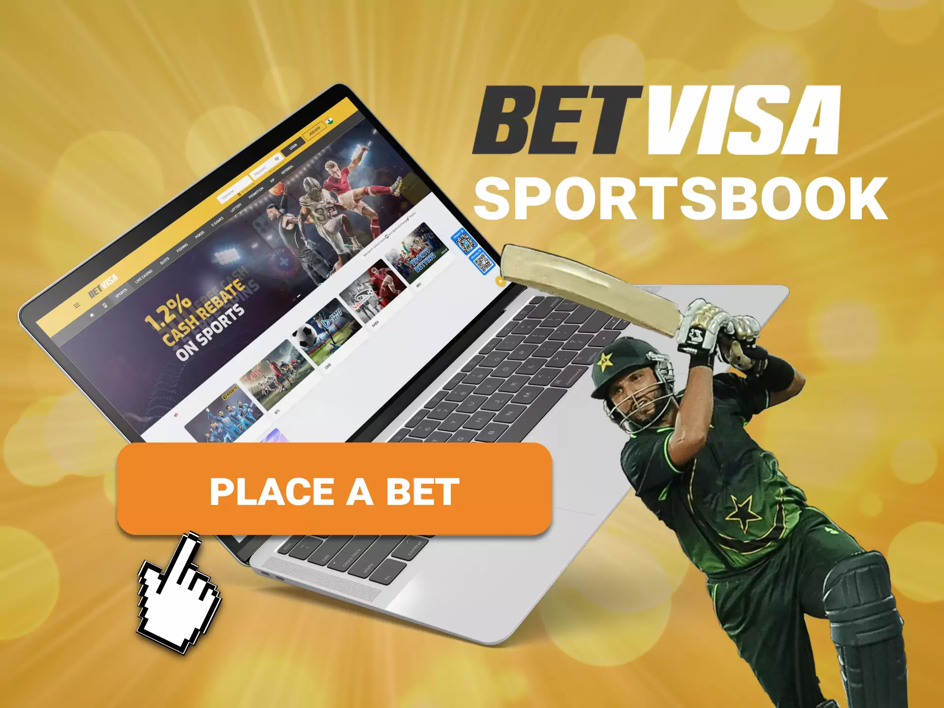 Betvisa provides betting on sports and esports matches.