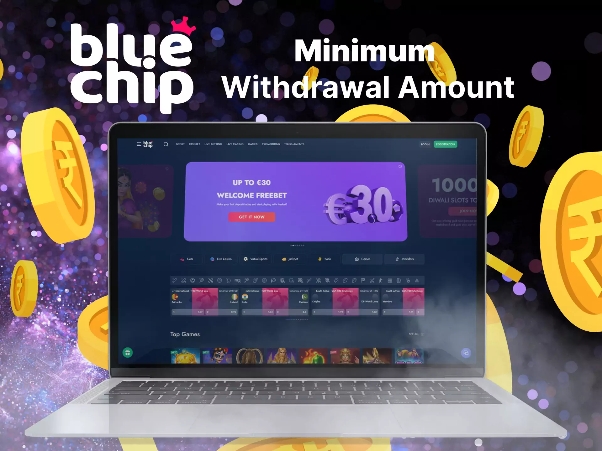 Find out the minimum withdrawal limit of Bluechip funds.