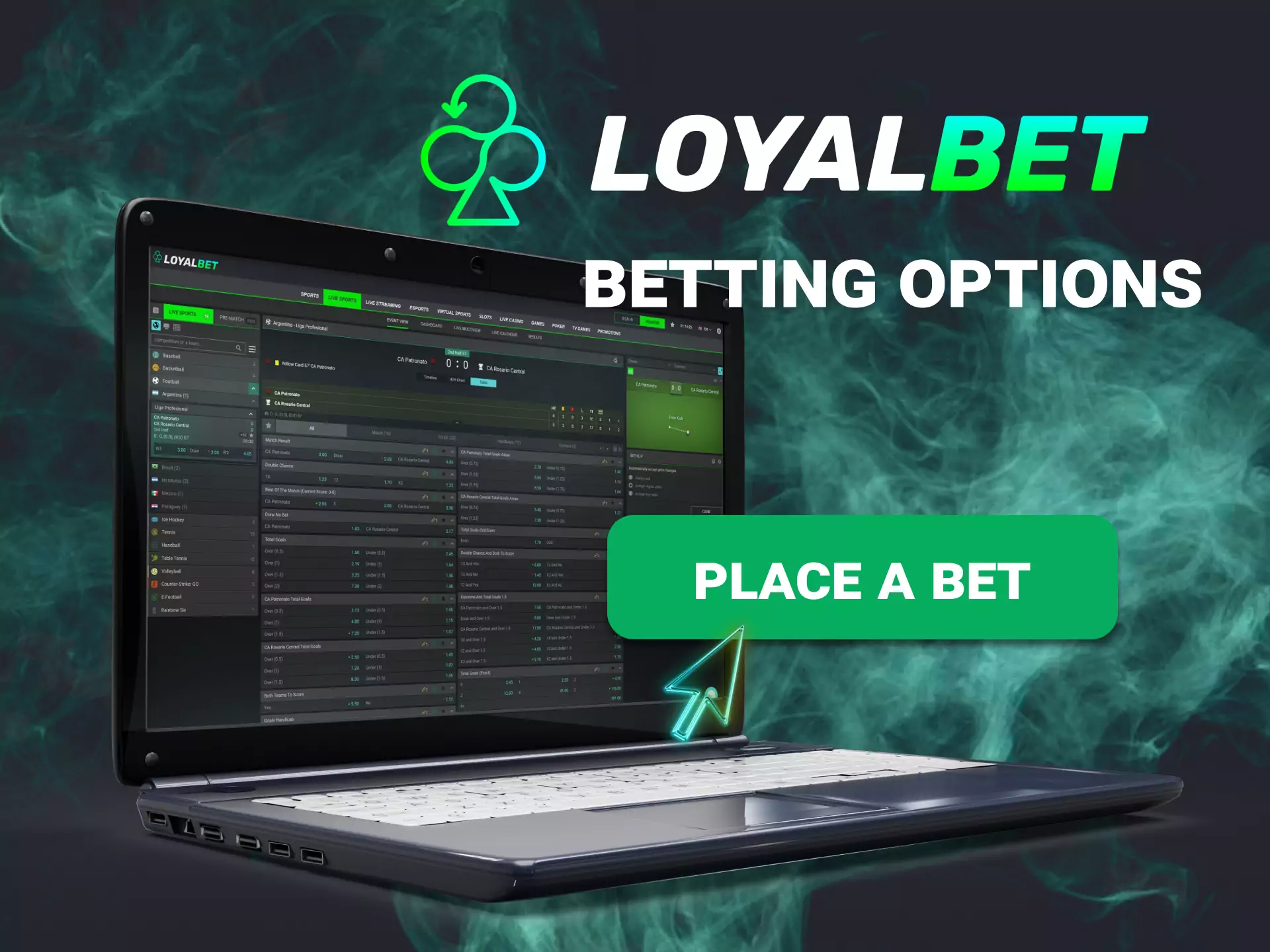 There are many options available for sports bettors on Loyalbet.