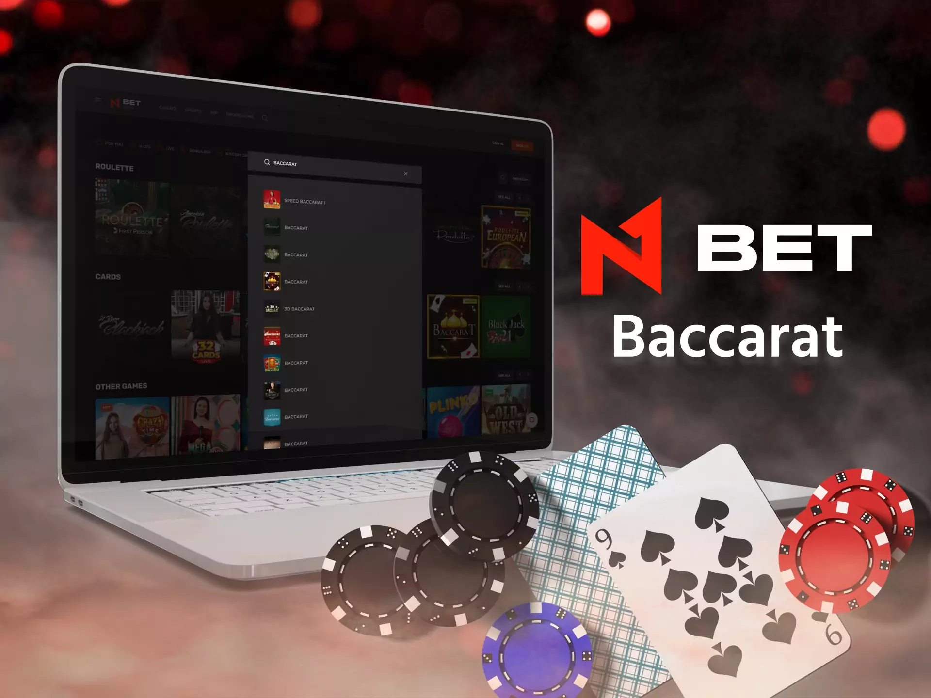 Play baccarat in N1Bet.