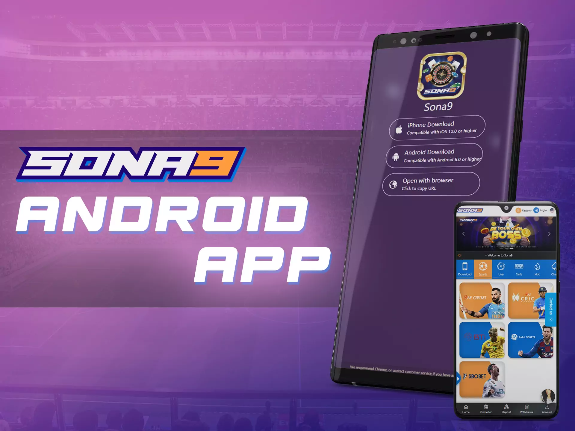 For Android devices, the Sona9 team developed a mobile app.
