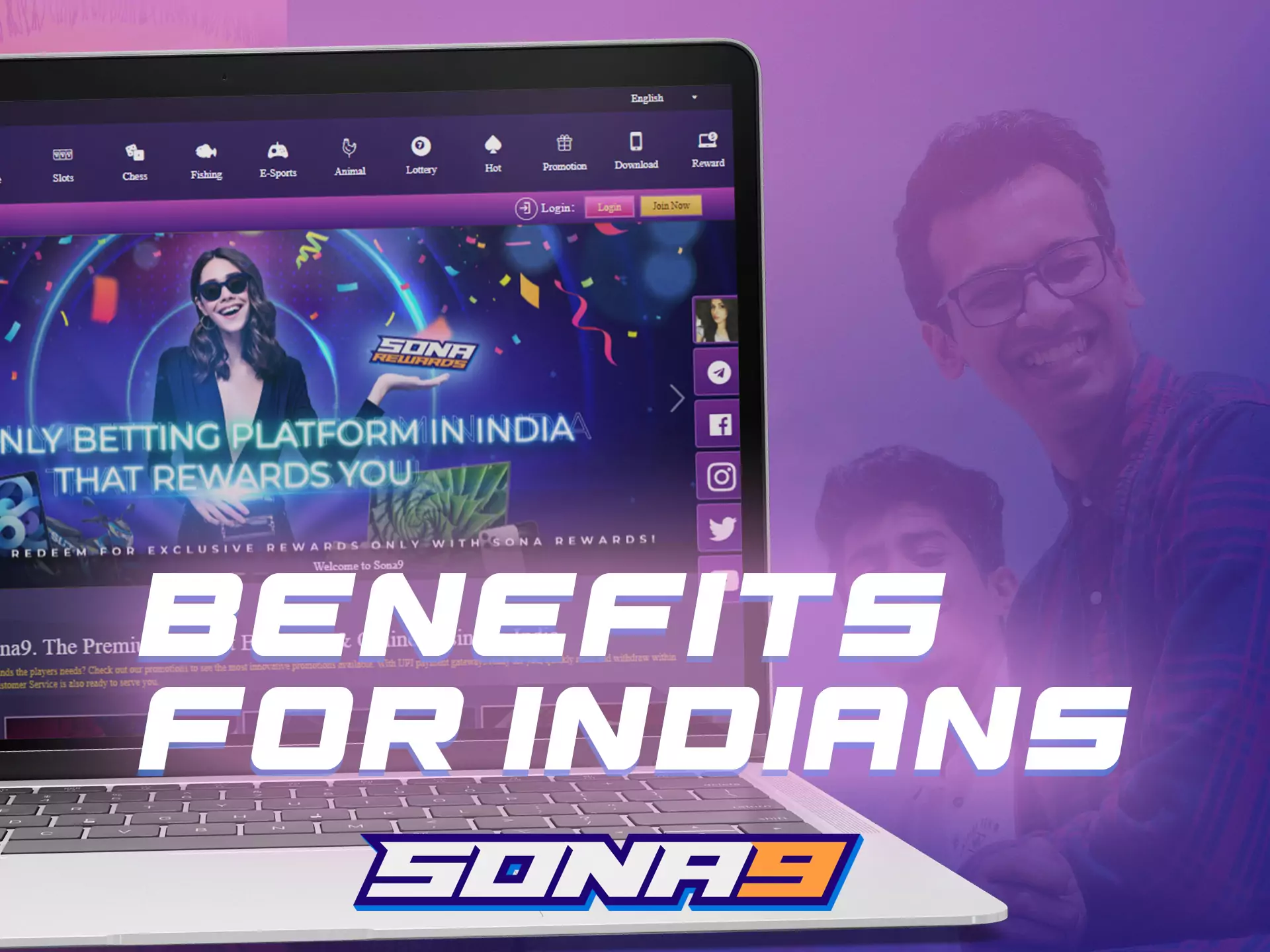Sona9 accepts Indian rupees and is perfect for betting from India.