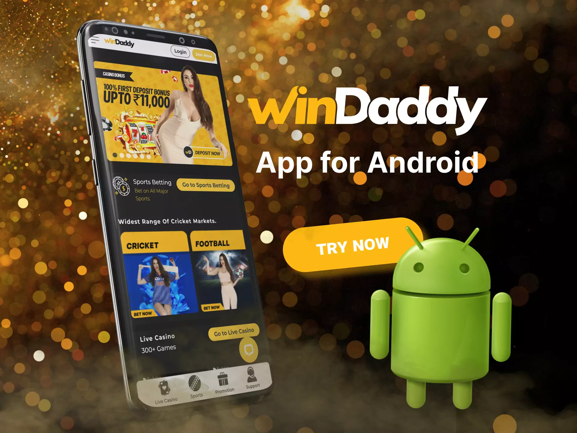 Enjoy a convenient mobile version of Windaddy on Android devices.