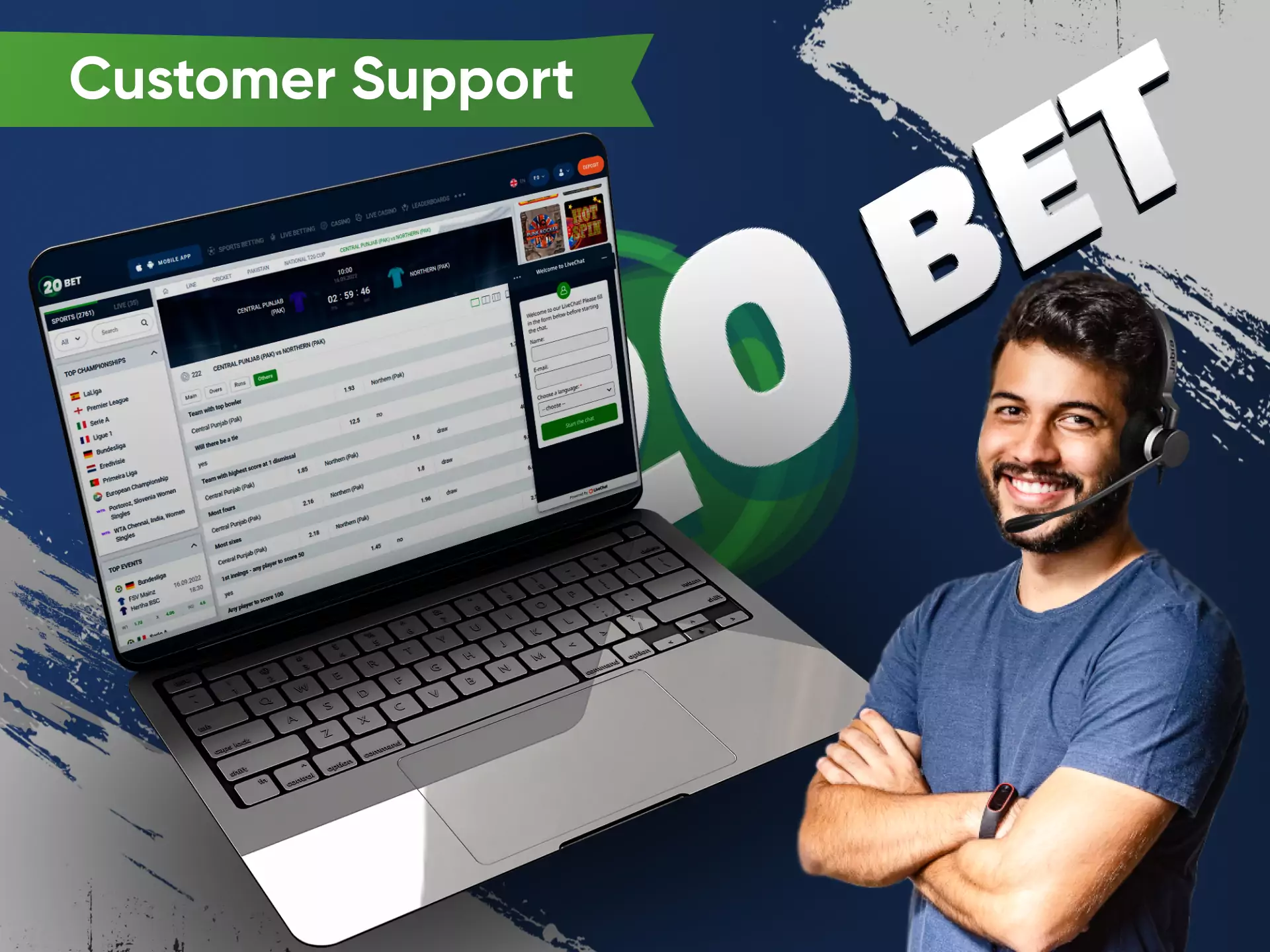 If you have questions, feel free to ask 20bet customer support.