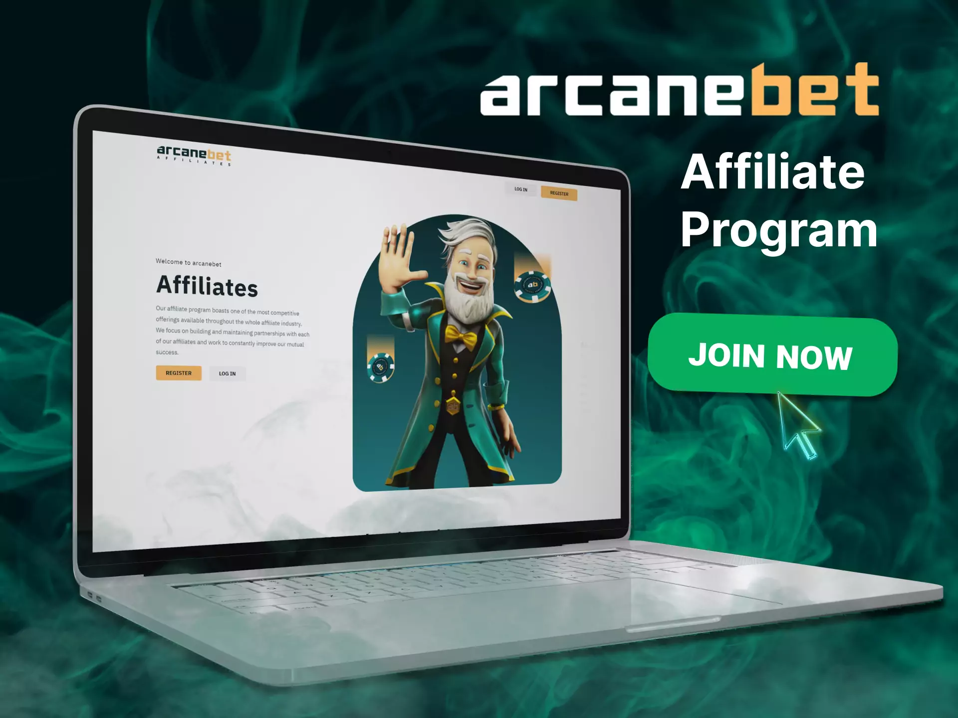Become an Arcanebet partner and get more benefits.