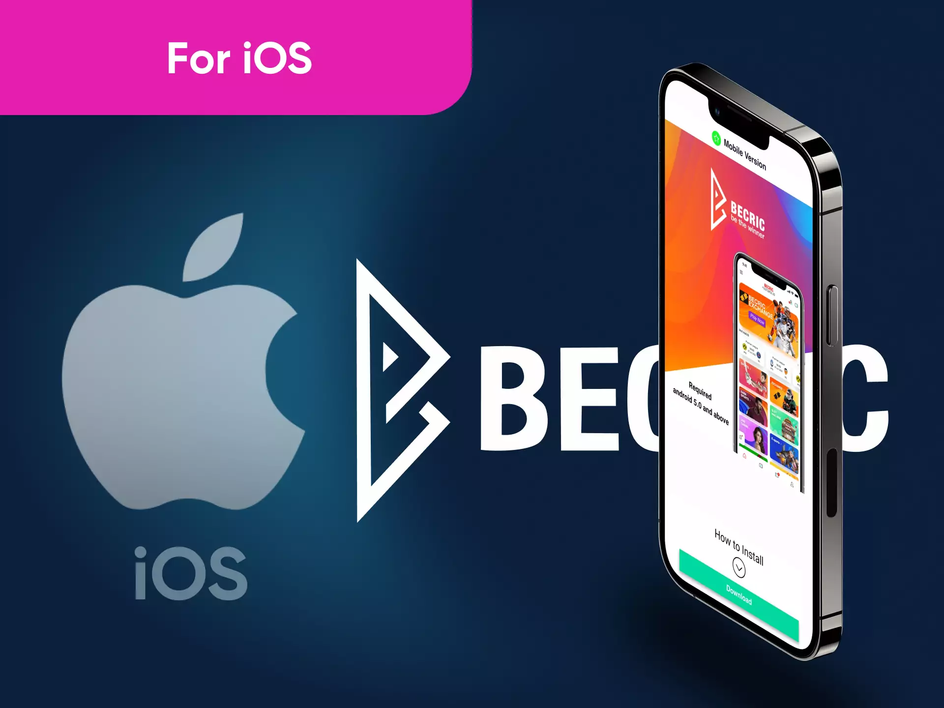 To use Becric from your iPhone, you can install the app for iOS devices.