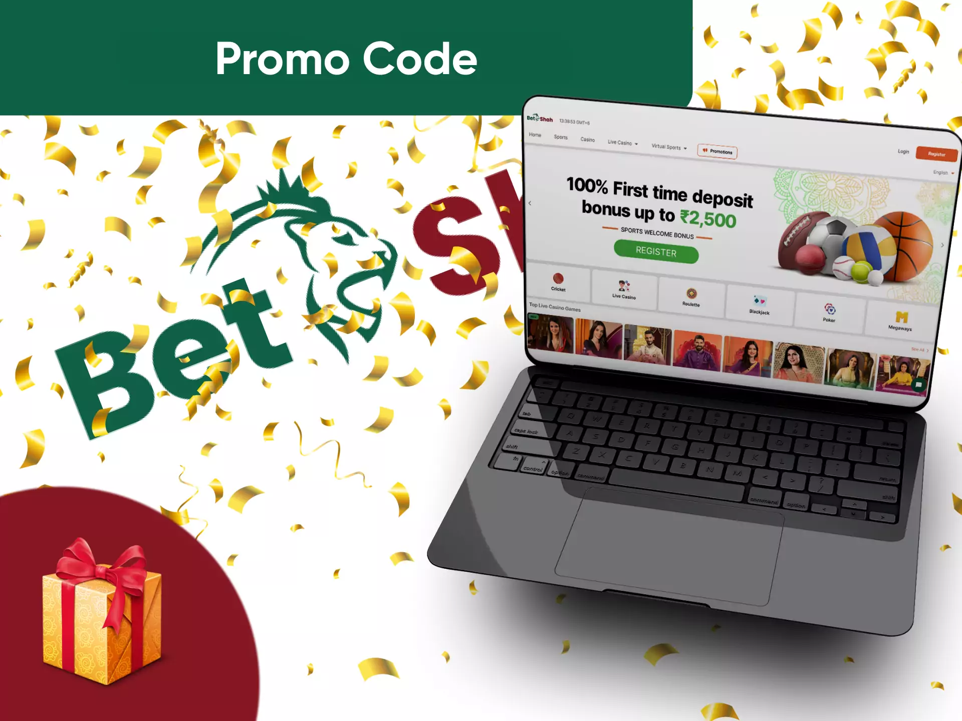 Use a promo code to increase your profit from betting on Betshah.