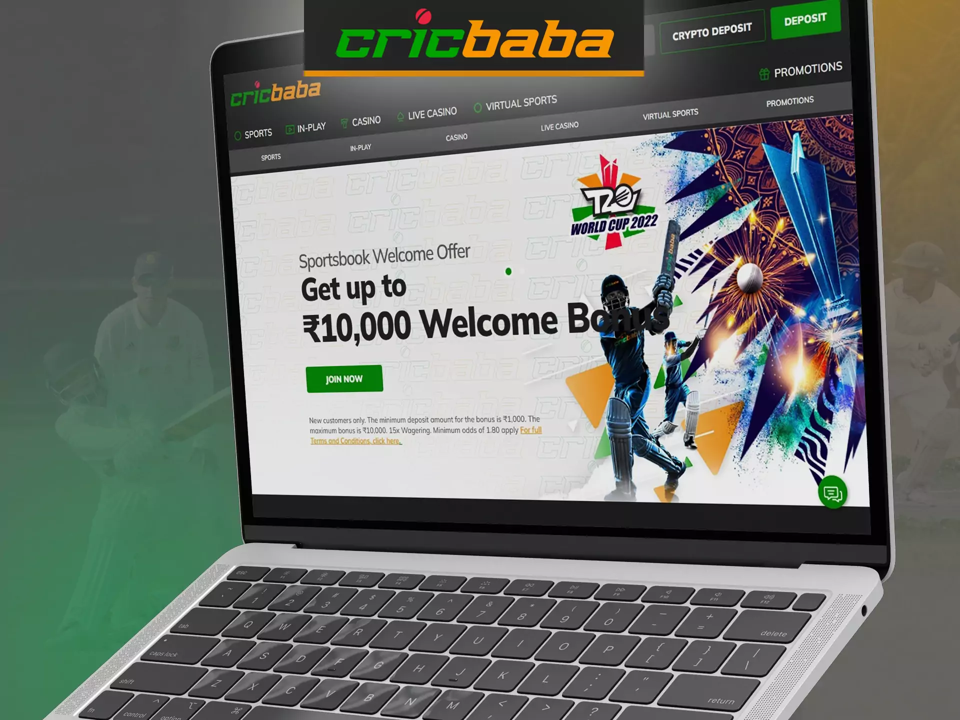The official website of Cricbaba offers many functions and a comfortable intuitive interface.