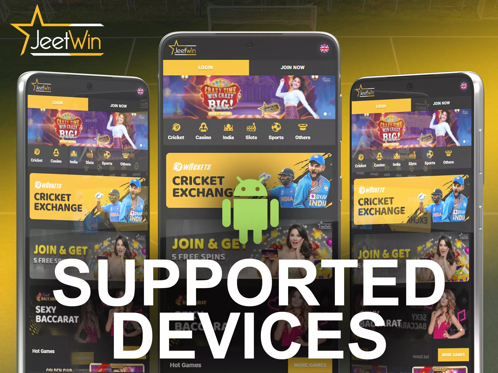 Look for your device in the list of supported devices on JeetWin.