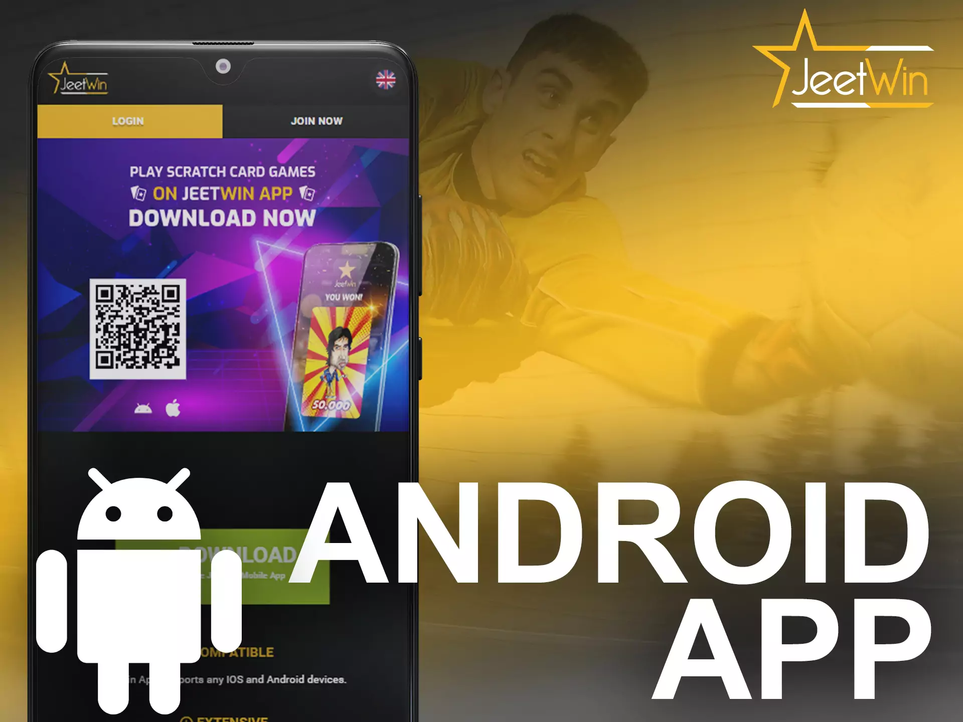 Use the JeetWin app for Android devices.