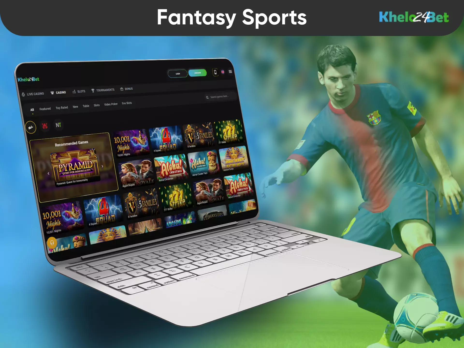 Create your team and place a bet in the Khelo24bet Fantasy.