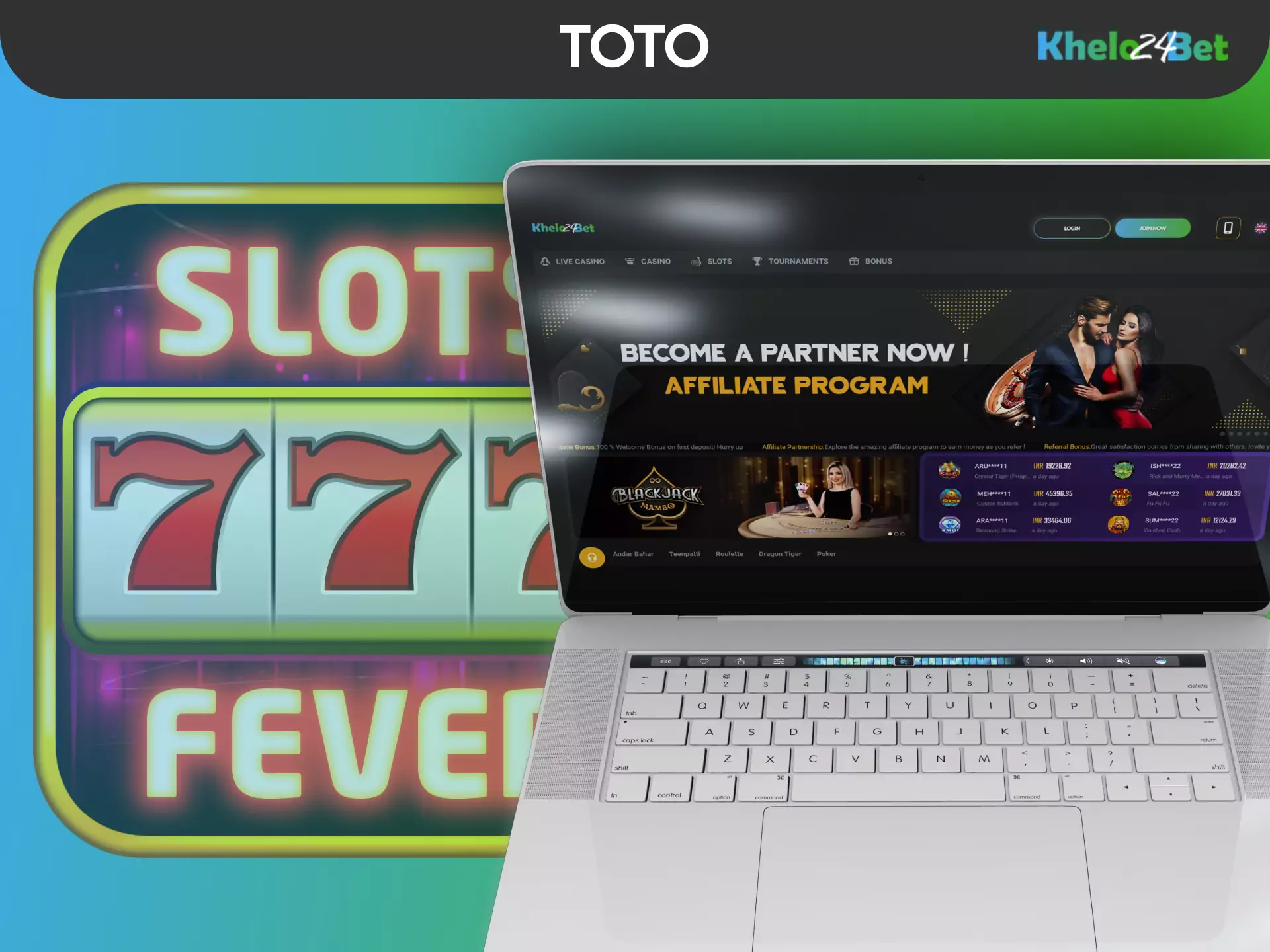 Unfortunately, you can't play TOTO on Khelo24bet yet.