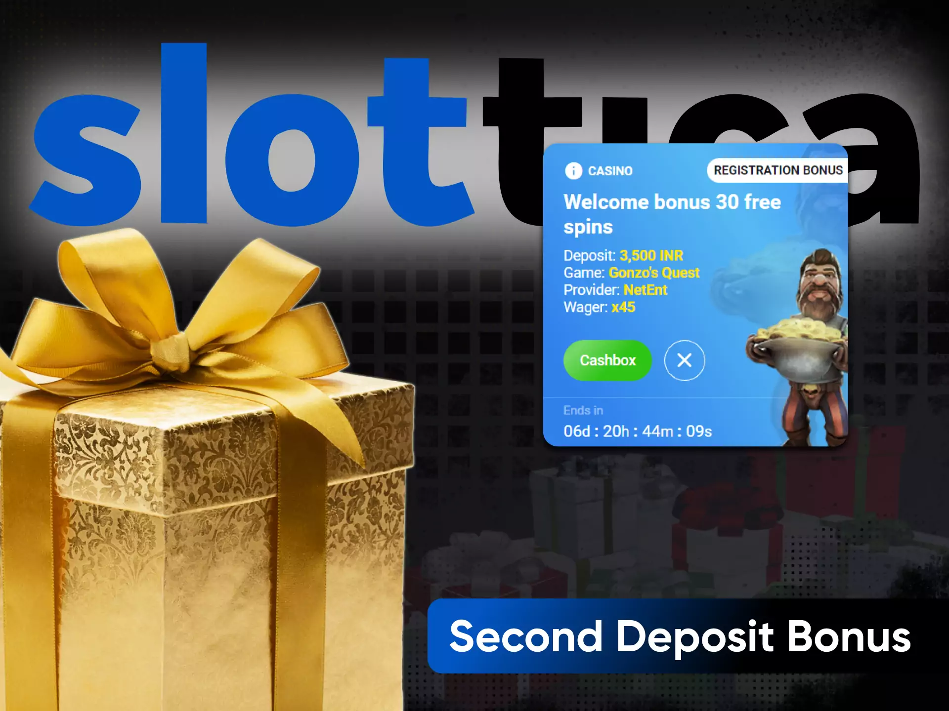 After you make the second deposit to your Slottica account, you can get an additional bonus from Slottica.