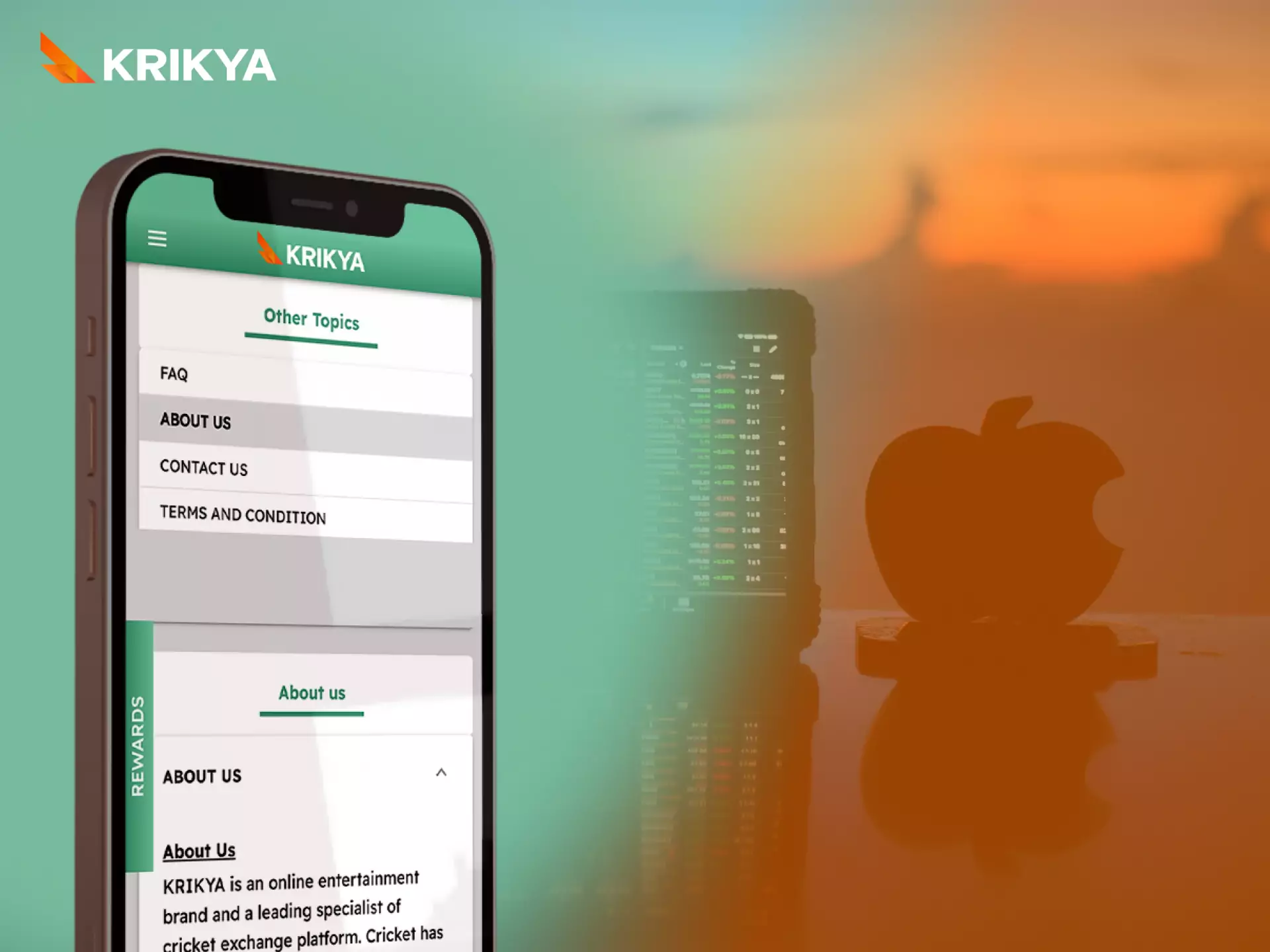 Download the Krikya app for iOS devices with this instruction.