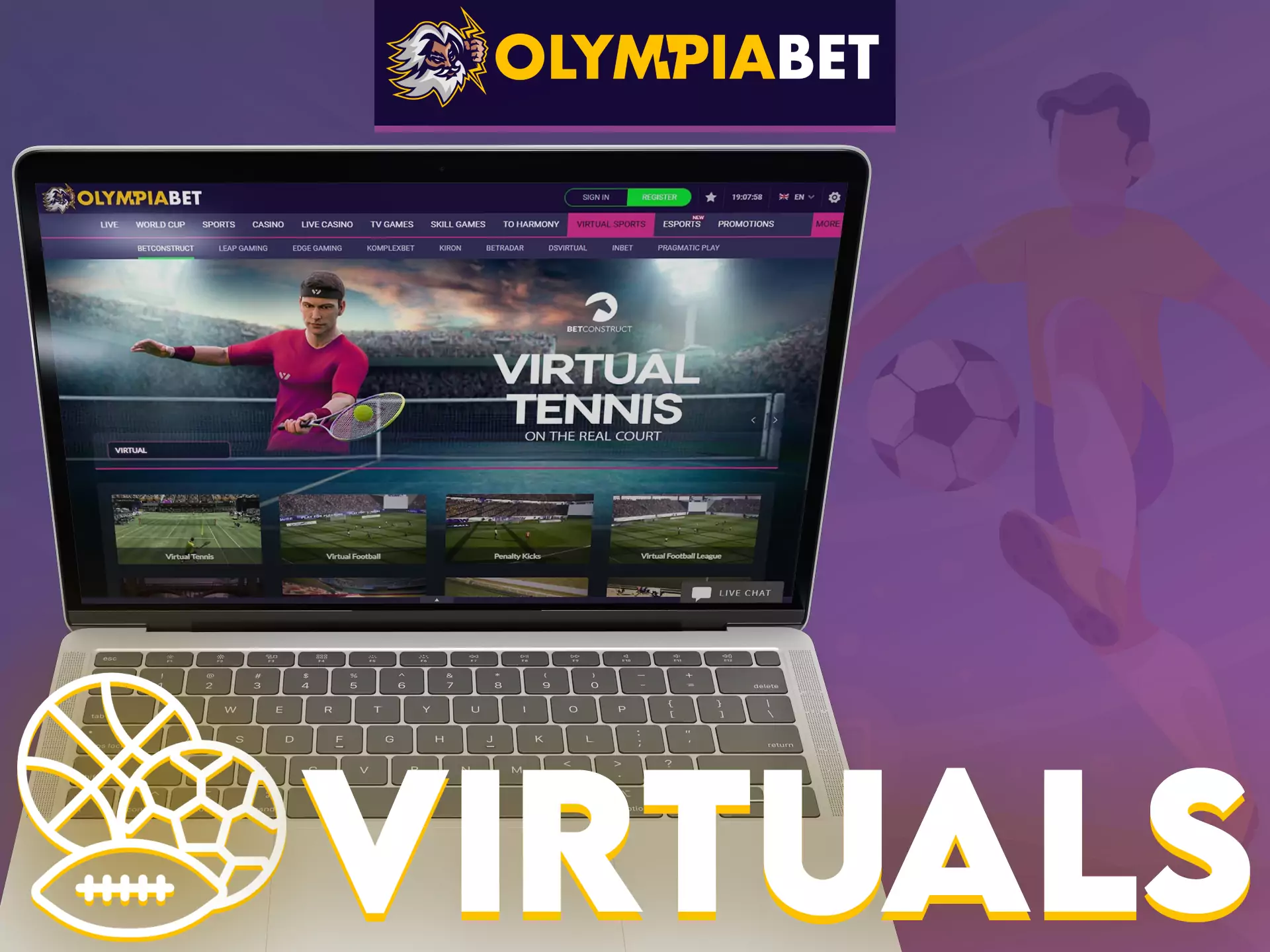 If you are a fan of sports, OlympiaBet gives you the opportunity to bet on various games.