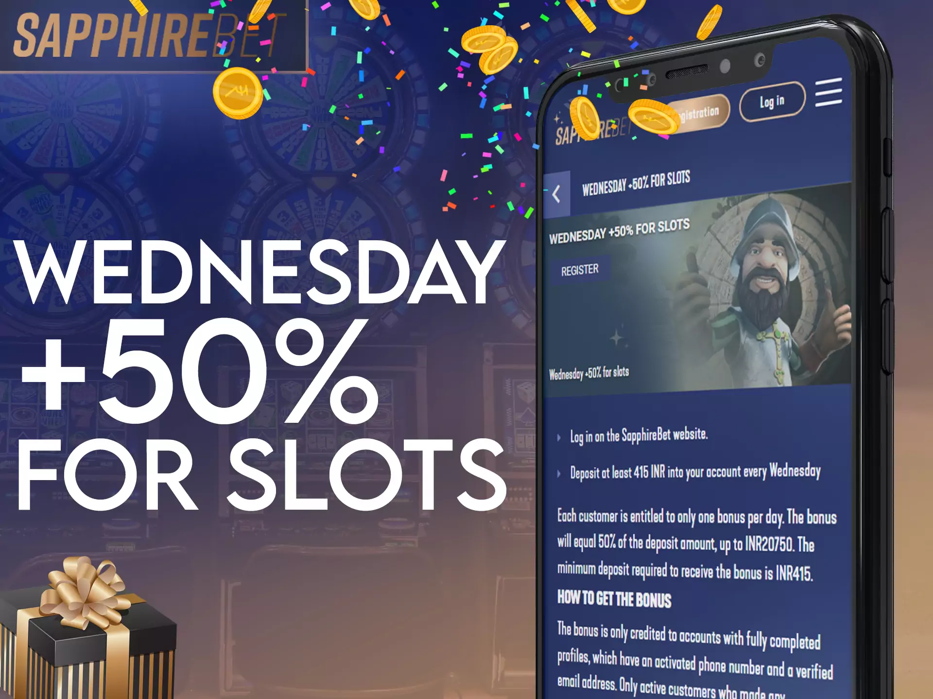 There is a special rollover bonus in the Sapphirebet app, try its advantages.