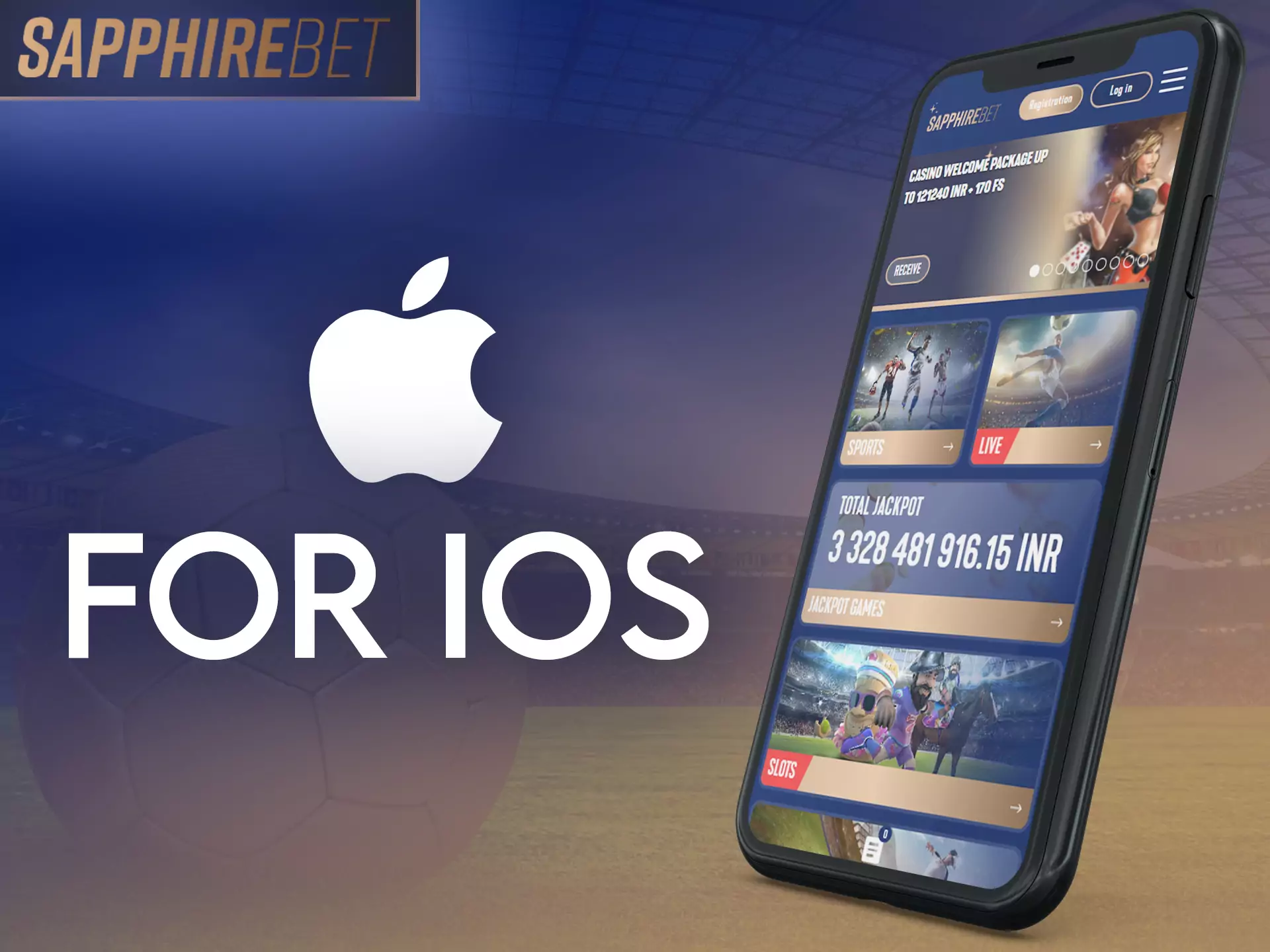 Use Sapphirebet on your iOS device, you will like the intuitive interface and ease of use.