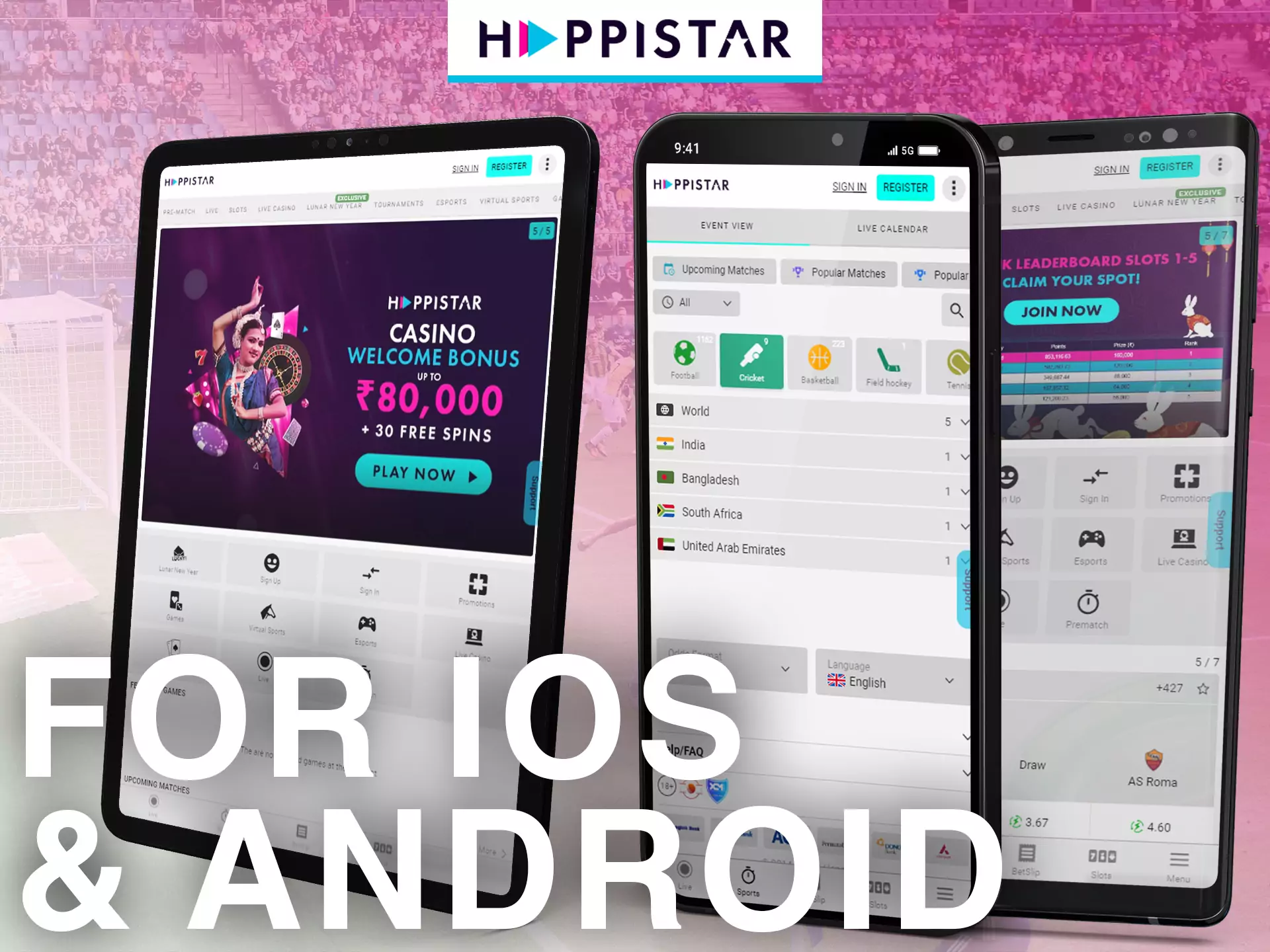 Happistar works great on all types of devices.