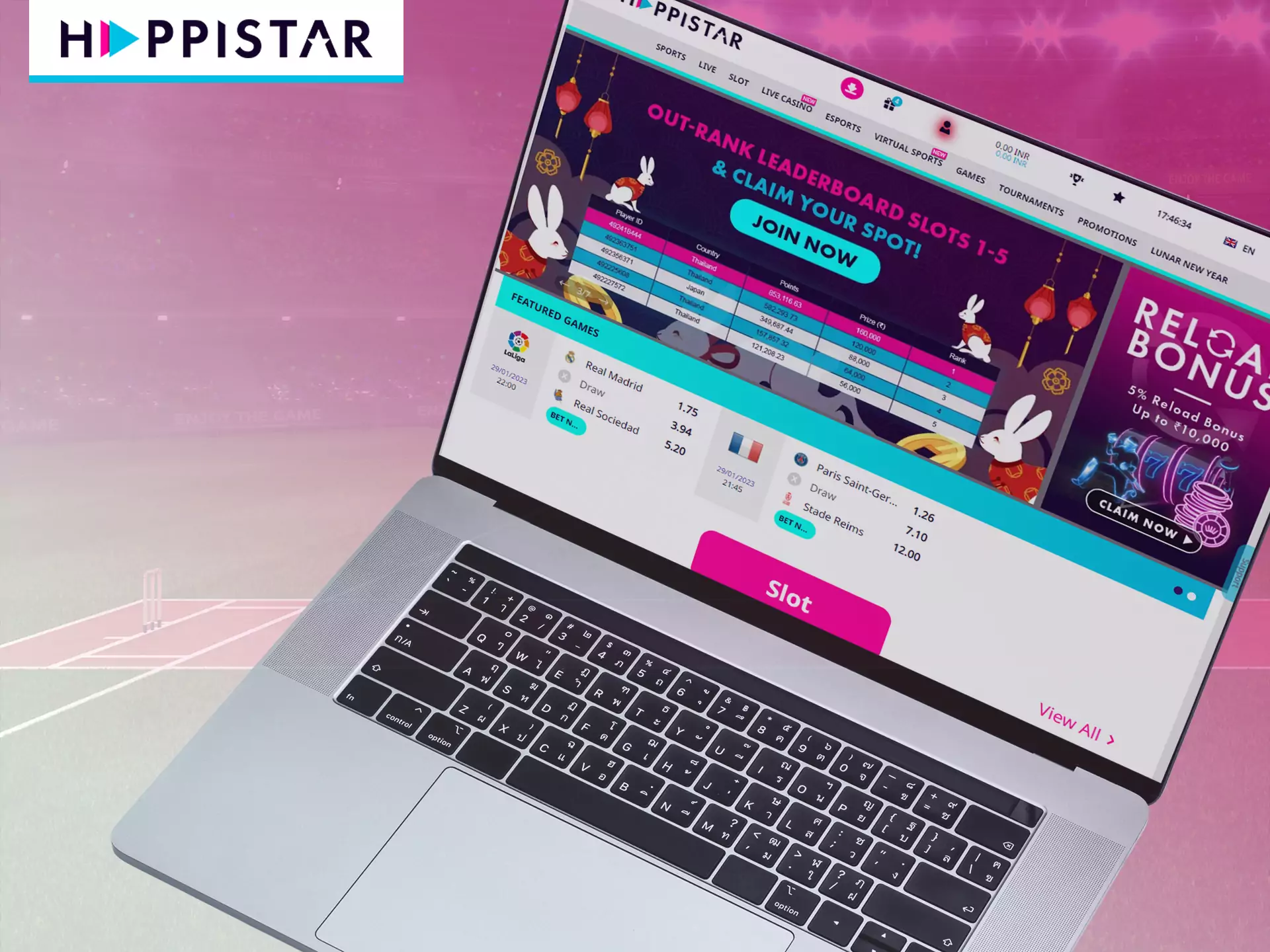 Happistar has a great official website for desktop and mobile devices.