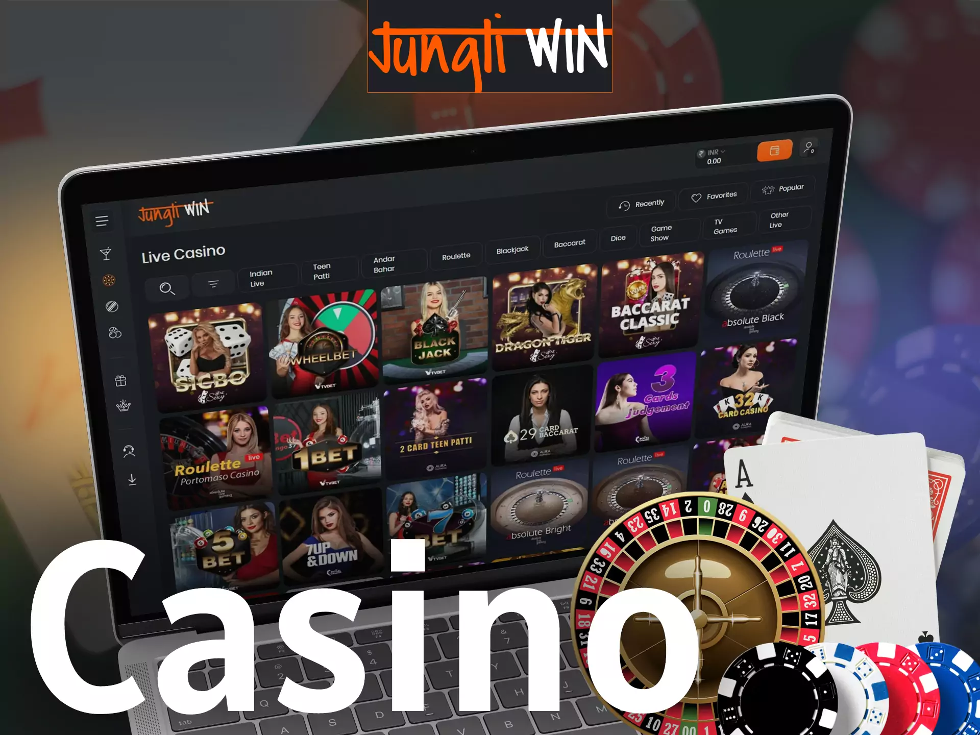In Jungliwin, you can have a good time at the casino.
