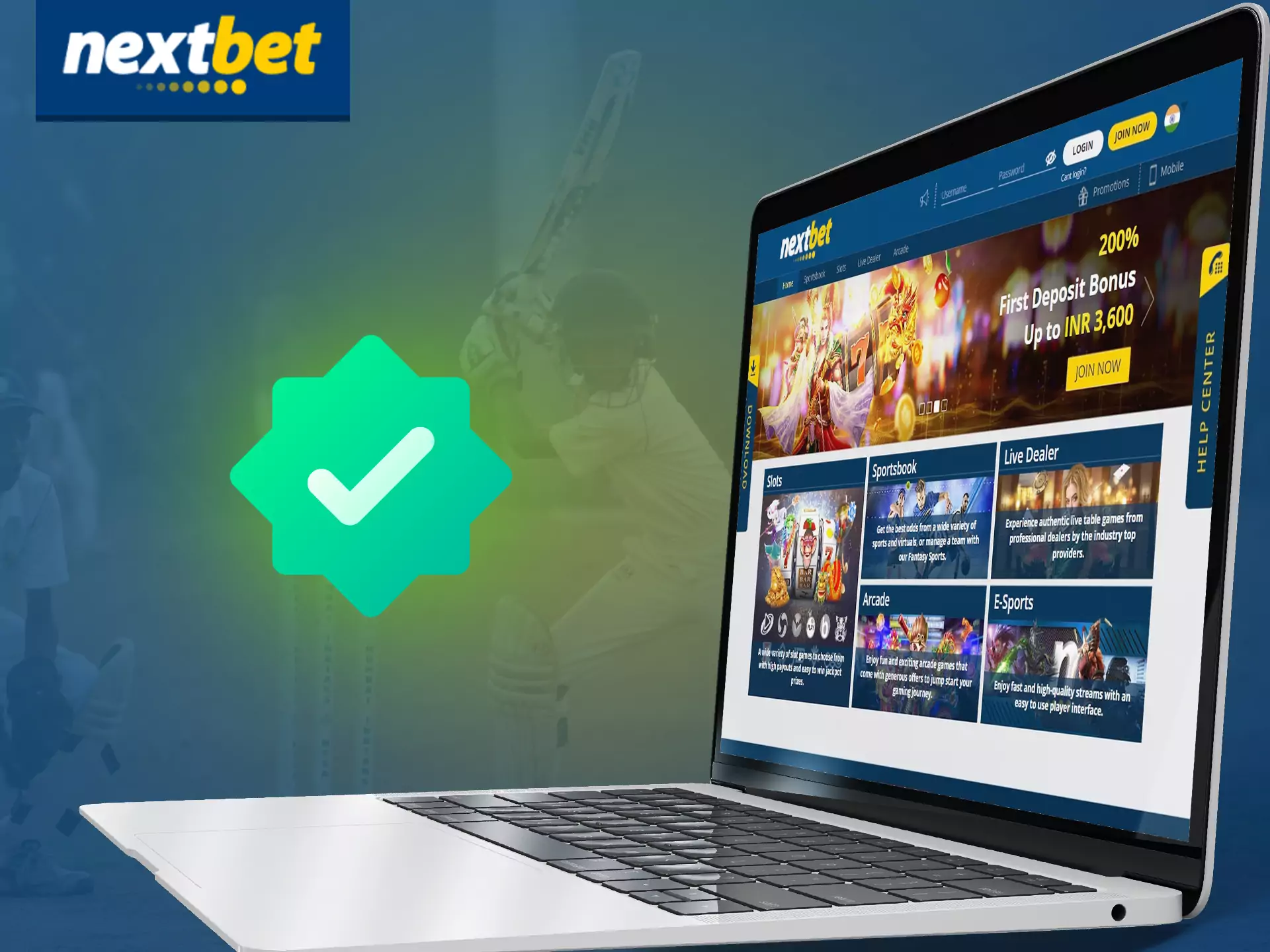 Verify your identity with the help of documents on Nextbet and use all the features and bonuses of the service.