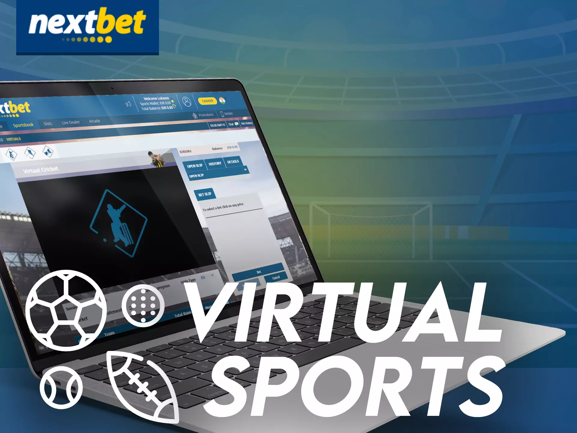 In Nextbet, place bets on virtual sports and win.