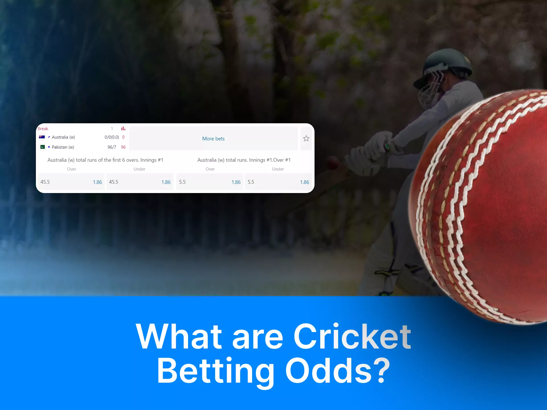 Get to know and learn more about what betting odds are.