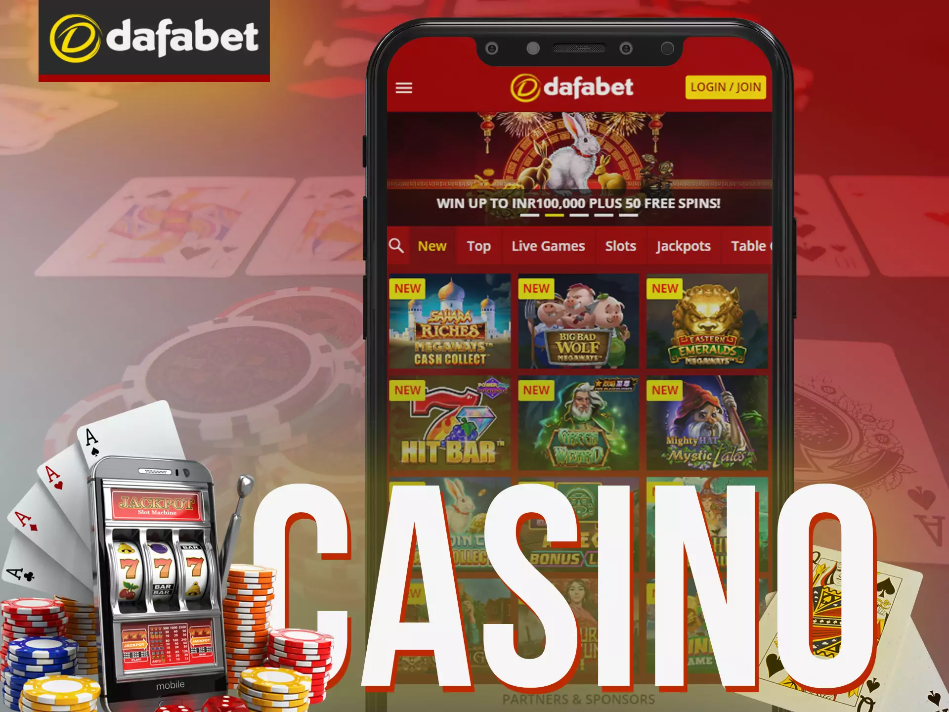 Play casino using Dafabet app.