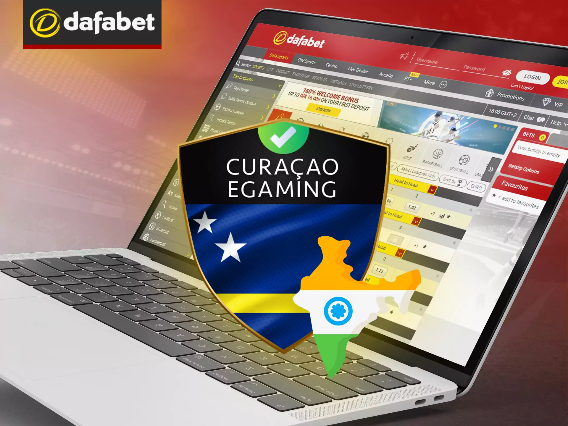 Dafabet service is officially licensed and safe for players.