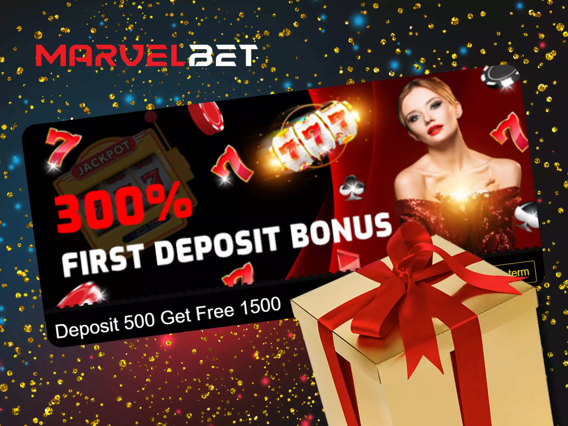 In the MarvelBet app you will get a special very profitable bonus on your first deposit.