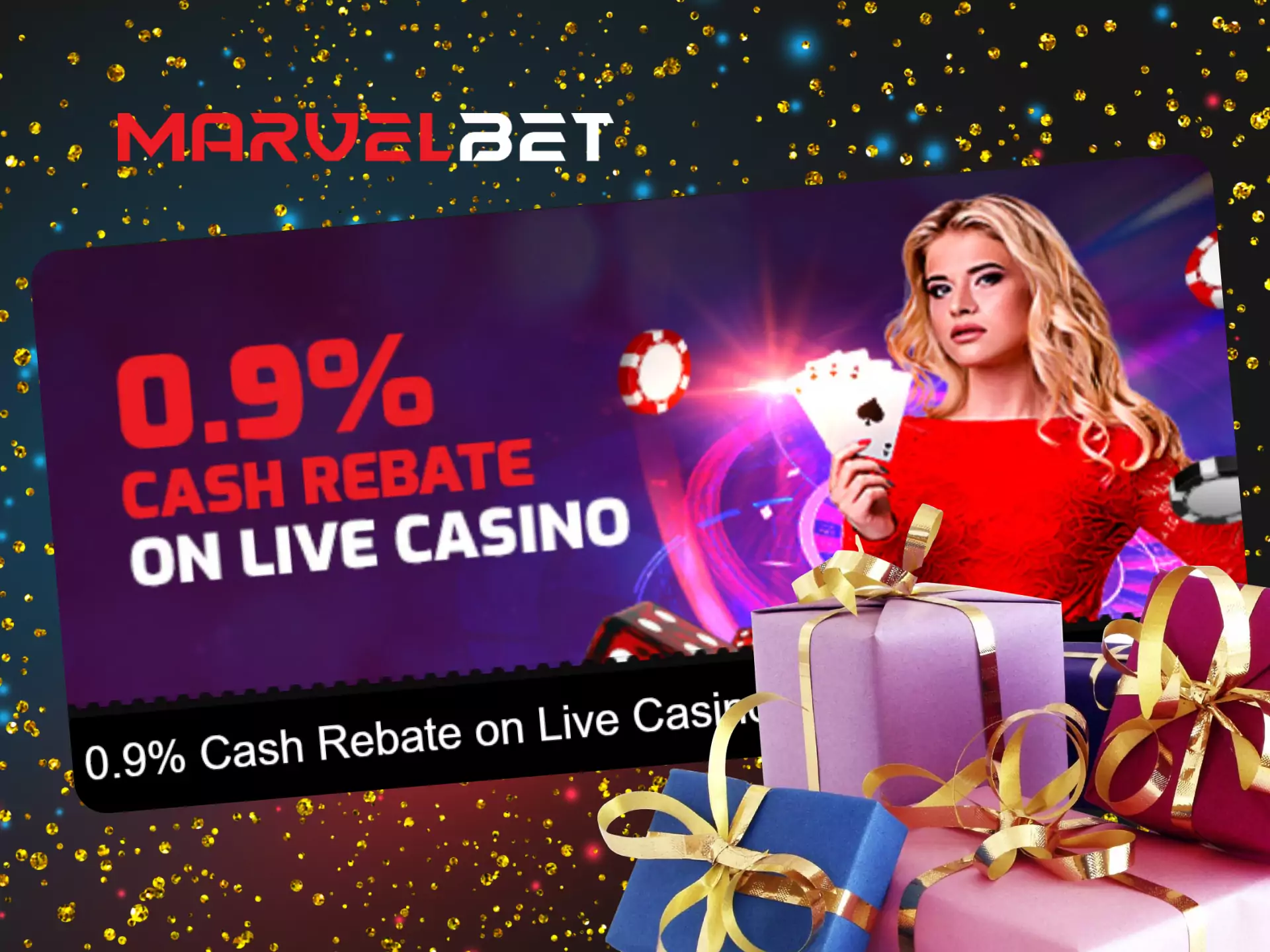 With MarvelBet you can always count on a profitable online casino cashback.