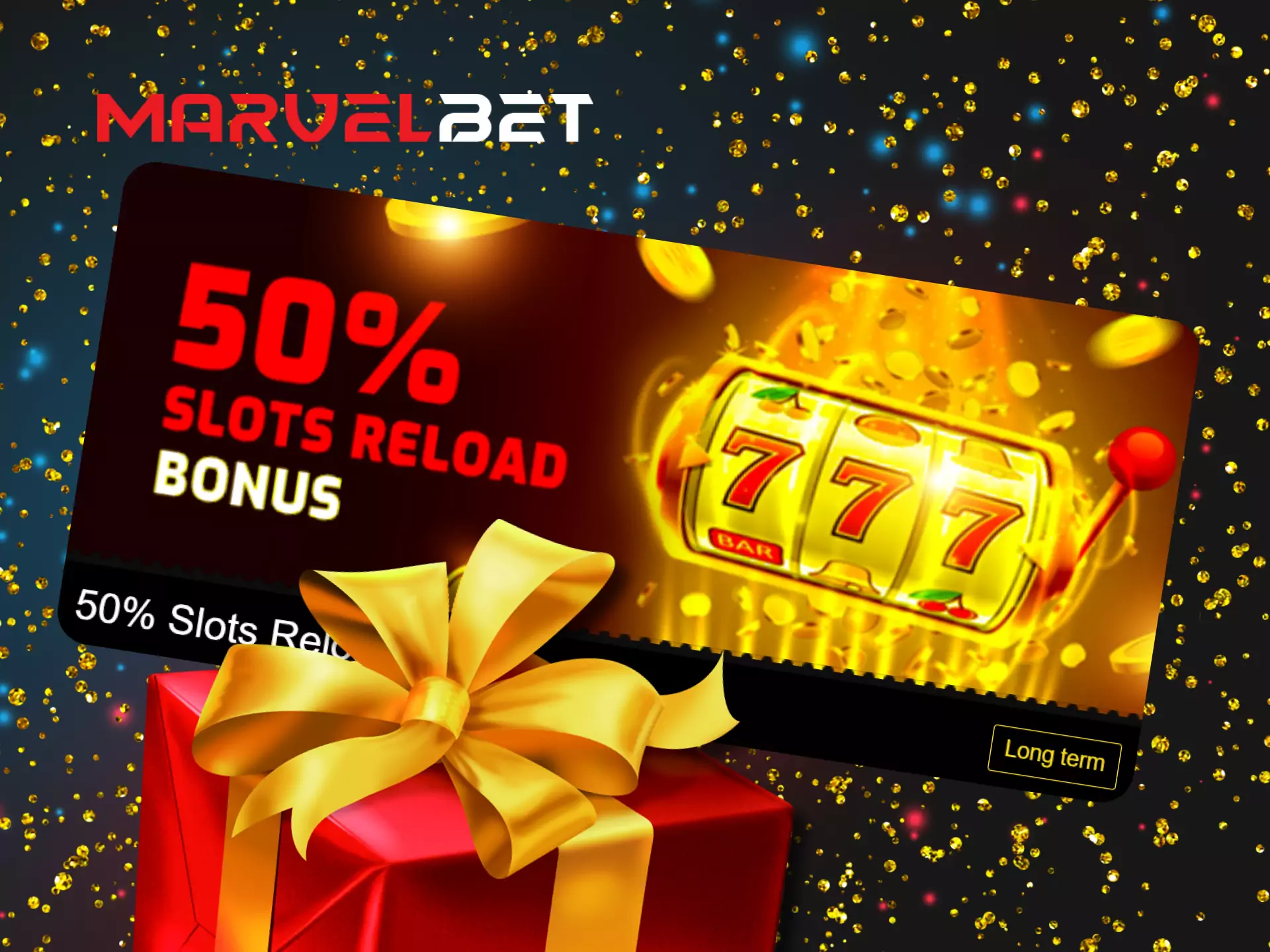 Get a special bonus to play slots with MarvelBet.
