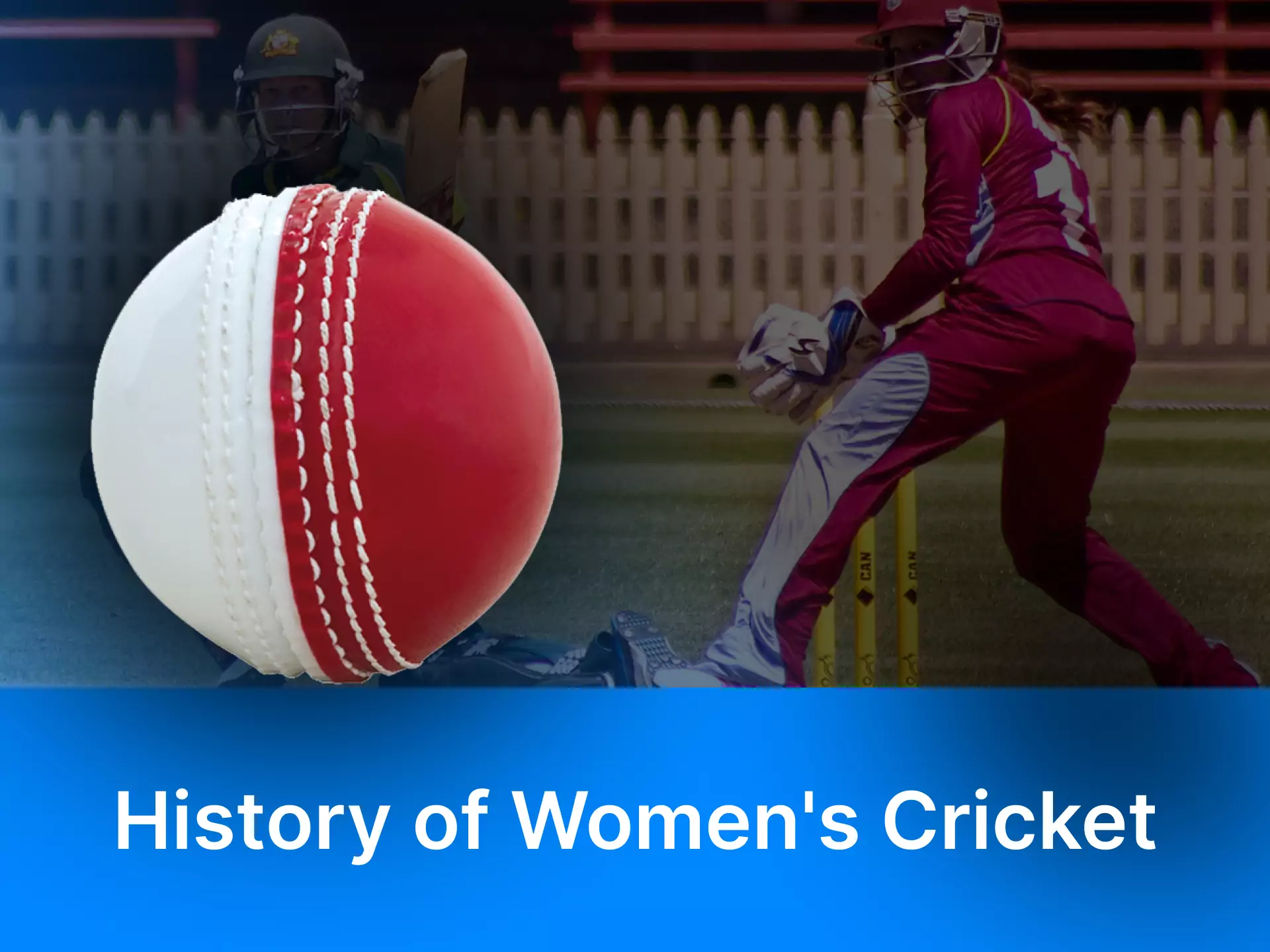 Learn about the history of women's cricket.