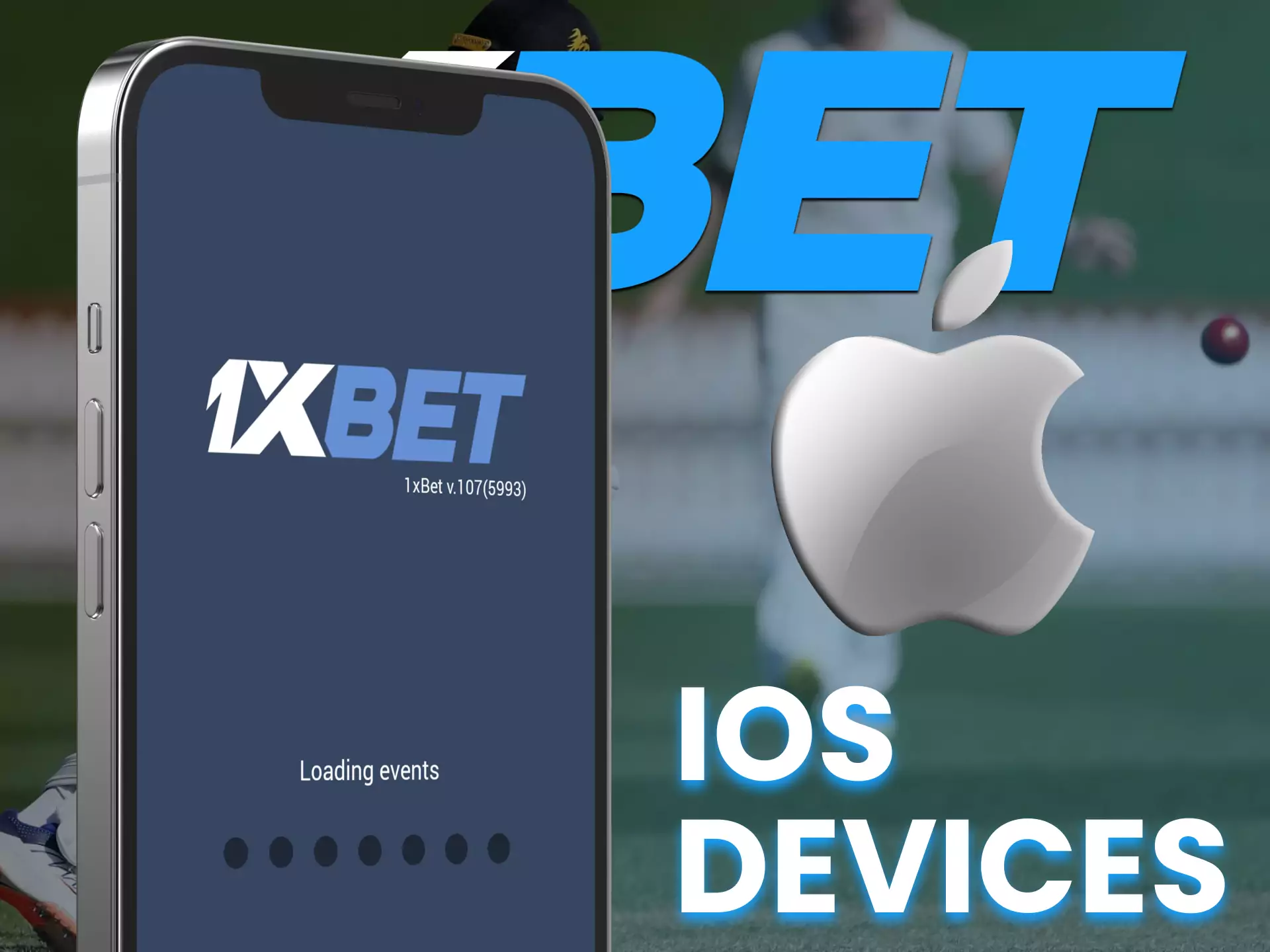 The 1xBet app is supported on various iOS devices.