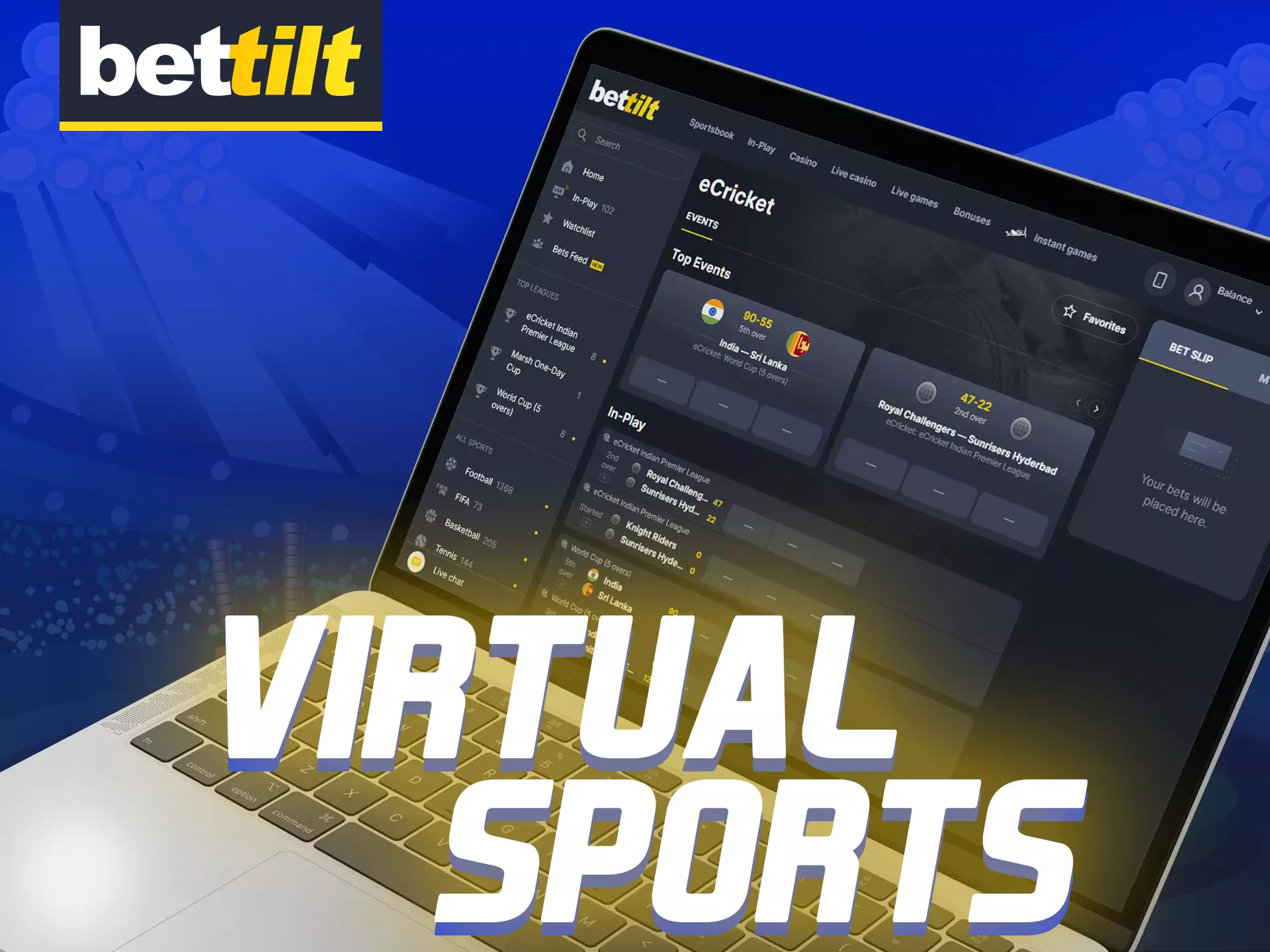 At Bettilt, place bets on virtual sports.