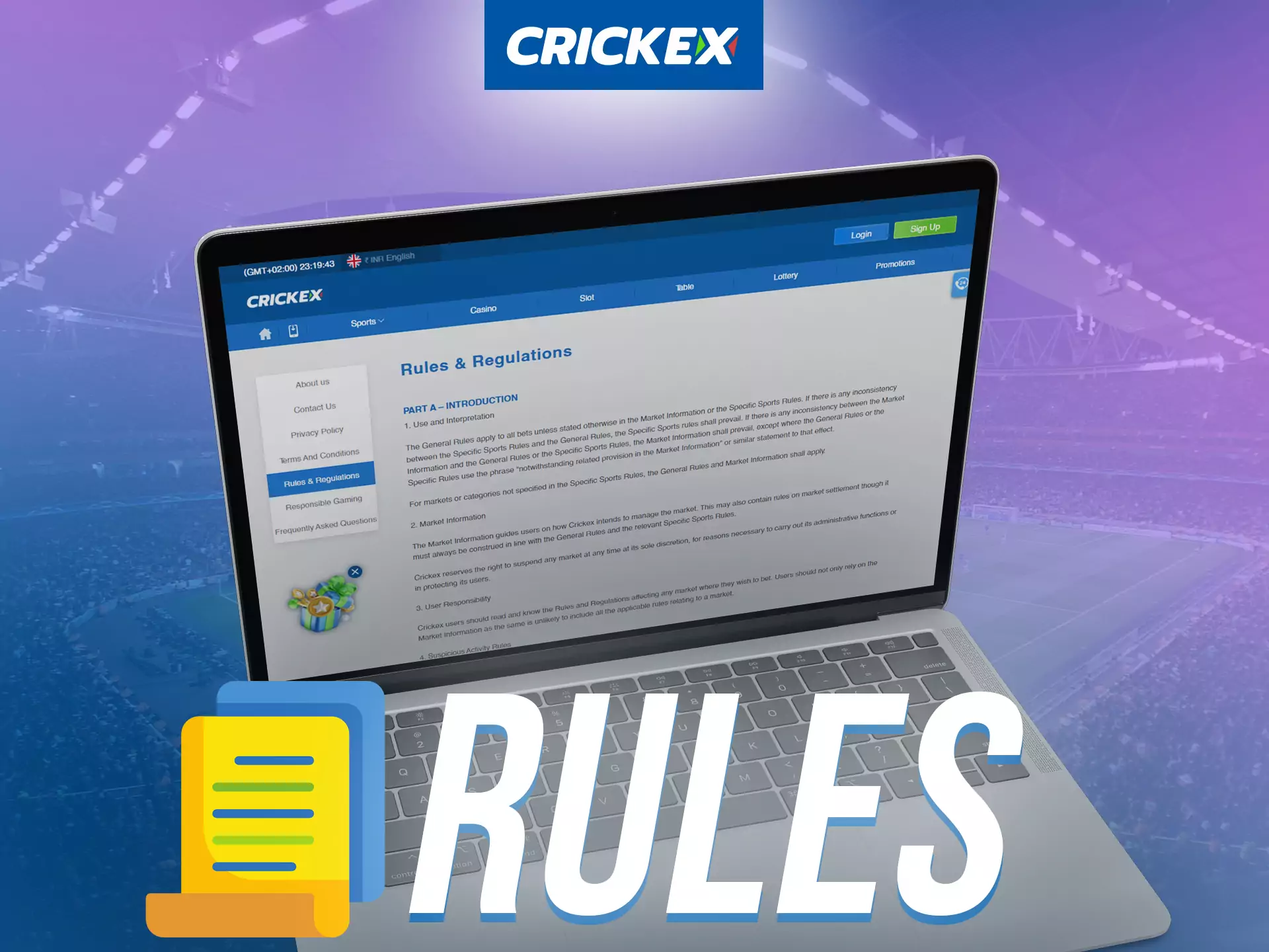 Learn the basic rules of Crickex.