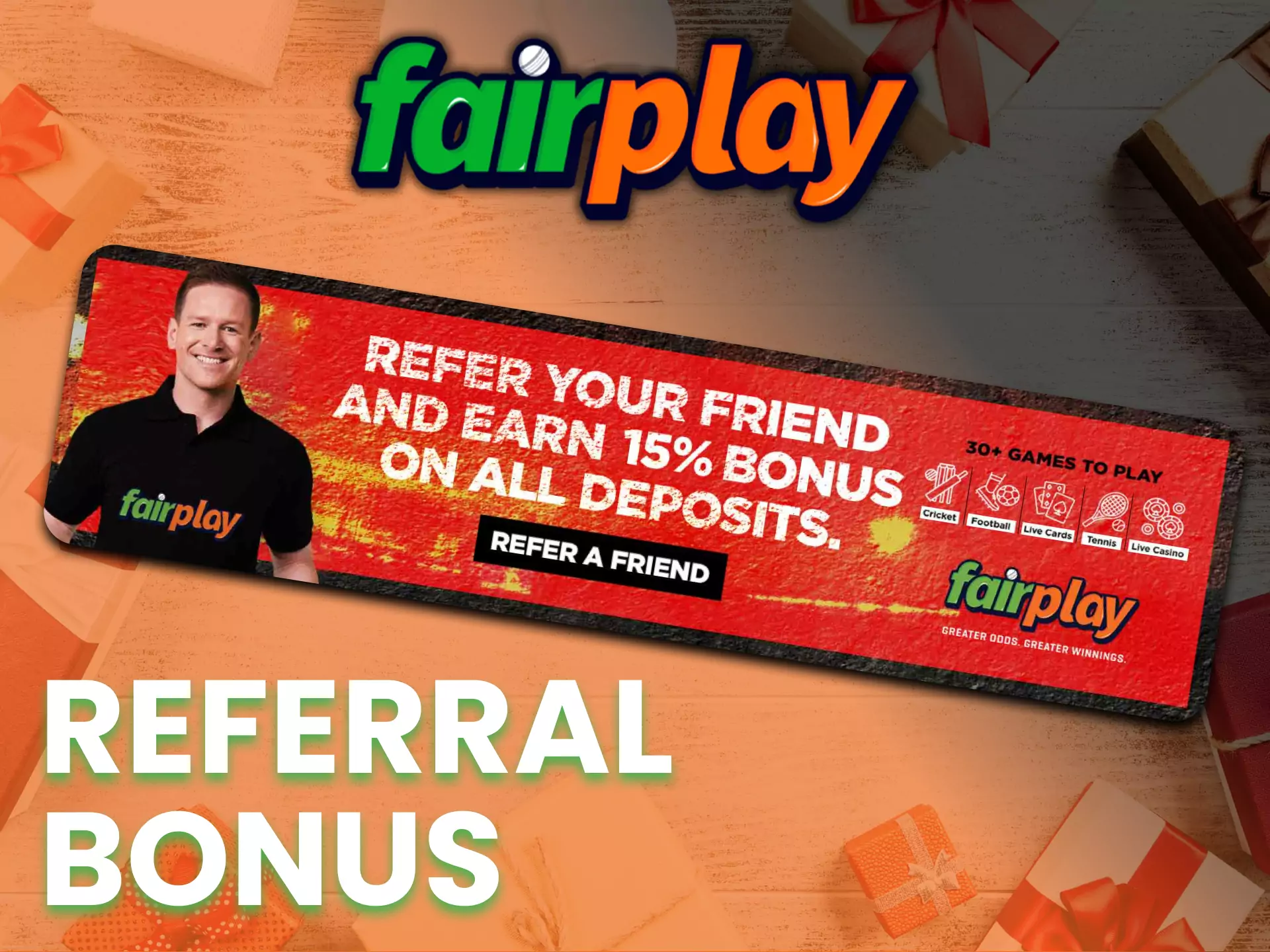 Get a special referral bonus on Fairplay.