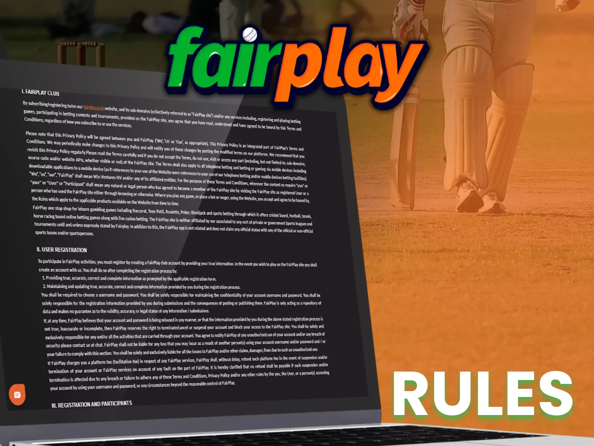Get to know the basic rules of Fairplay.