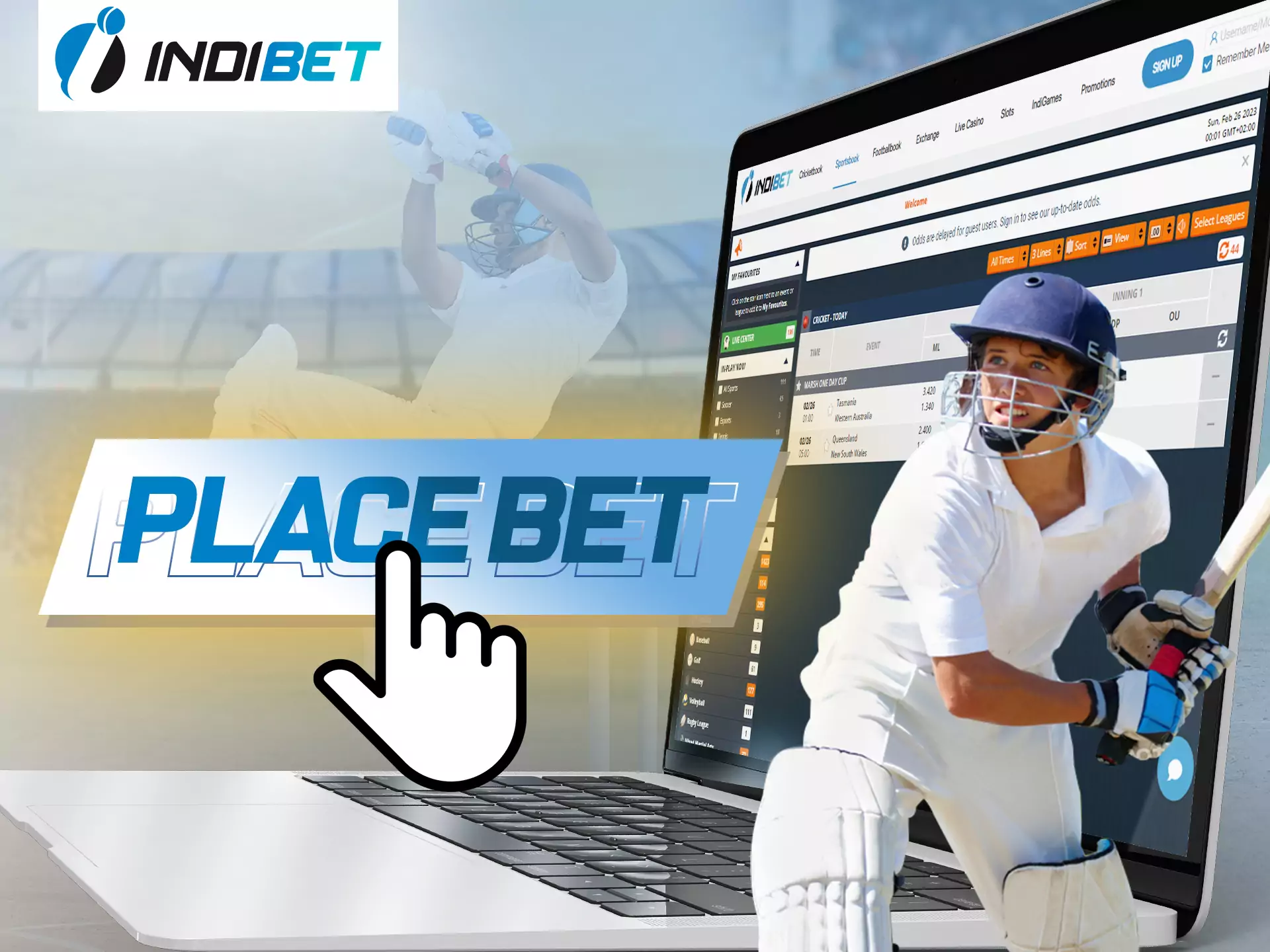 With these instructions, learn how easy it is to bet on Indibet.