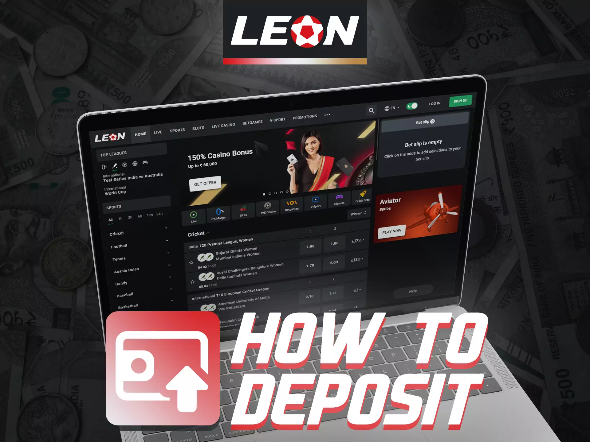 Deposit your Leonbet account easily with these instructions.