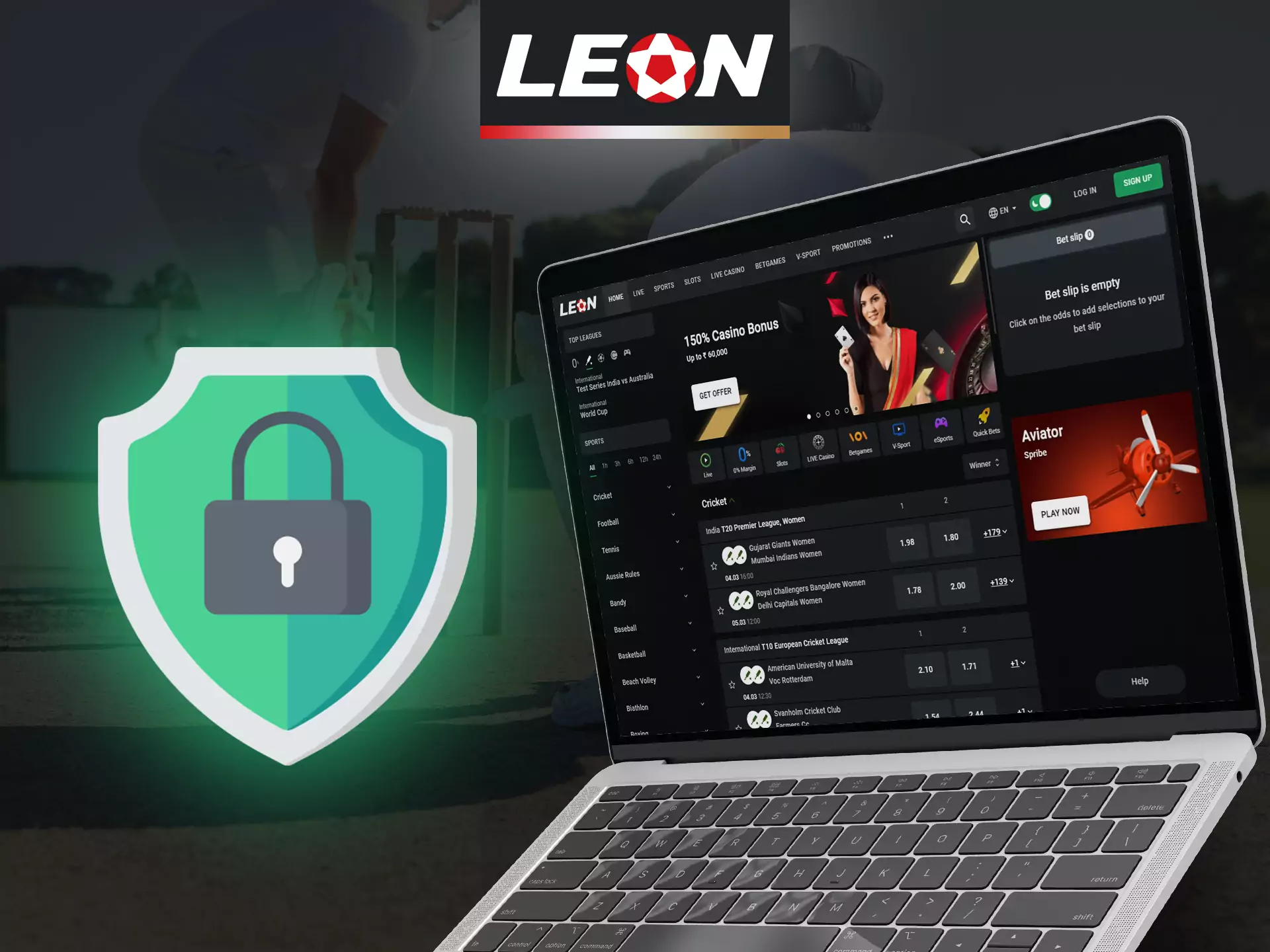 Leonbet is absolutely secure for players.