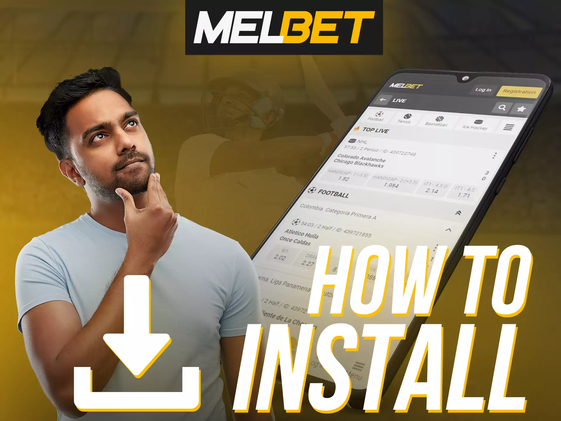 With these instructions, it's easy to install the Melbet app on your device.