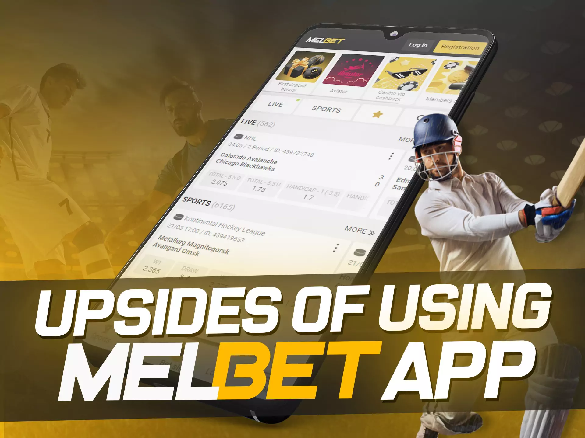Learn about the advantages of using Melbet app.