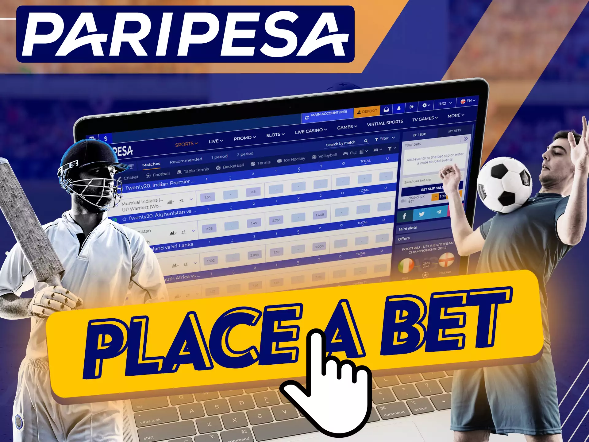 With these instructions, it's easy to start betting on Paripesa sports.