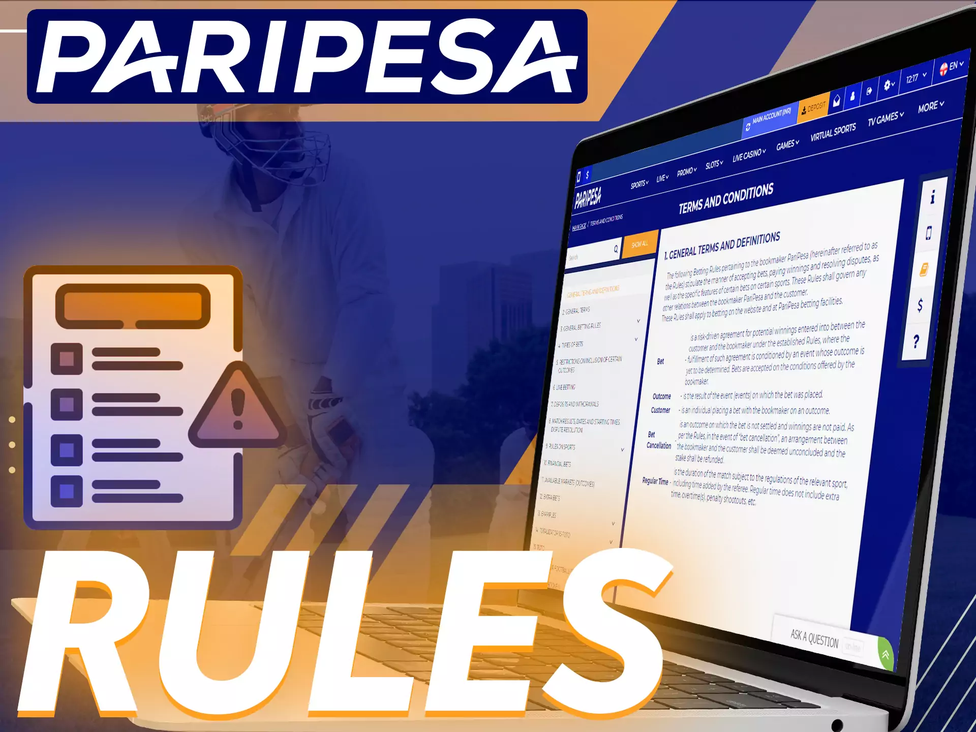 Get to know the basic and simple rules of Paripesa.