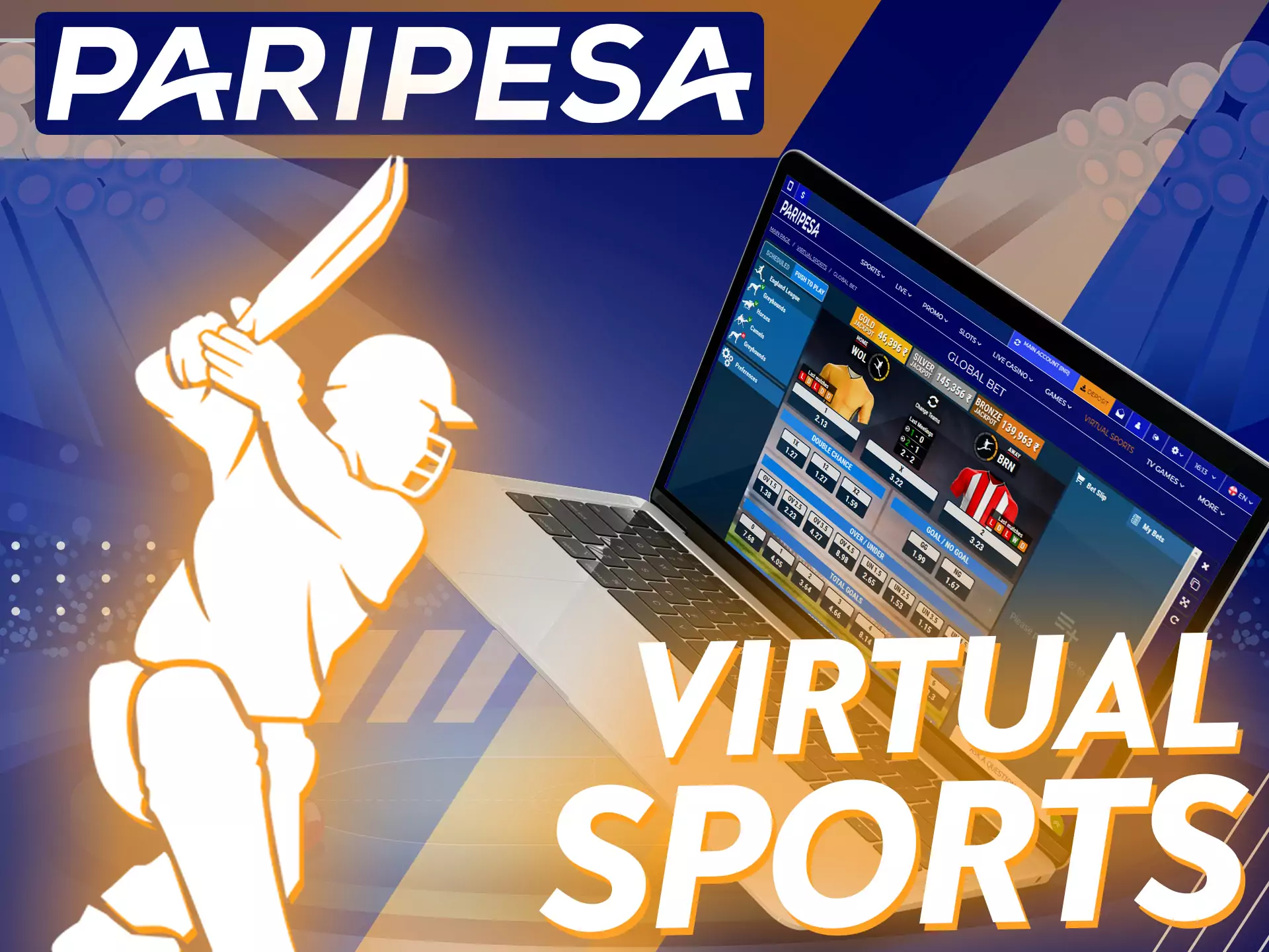 Bet on virtual sports with Paripesa.