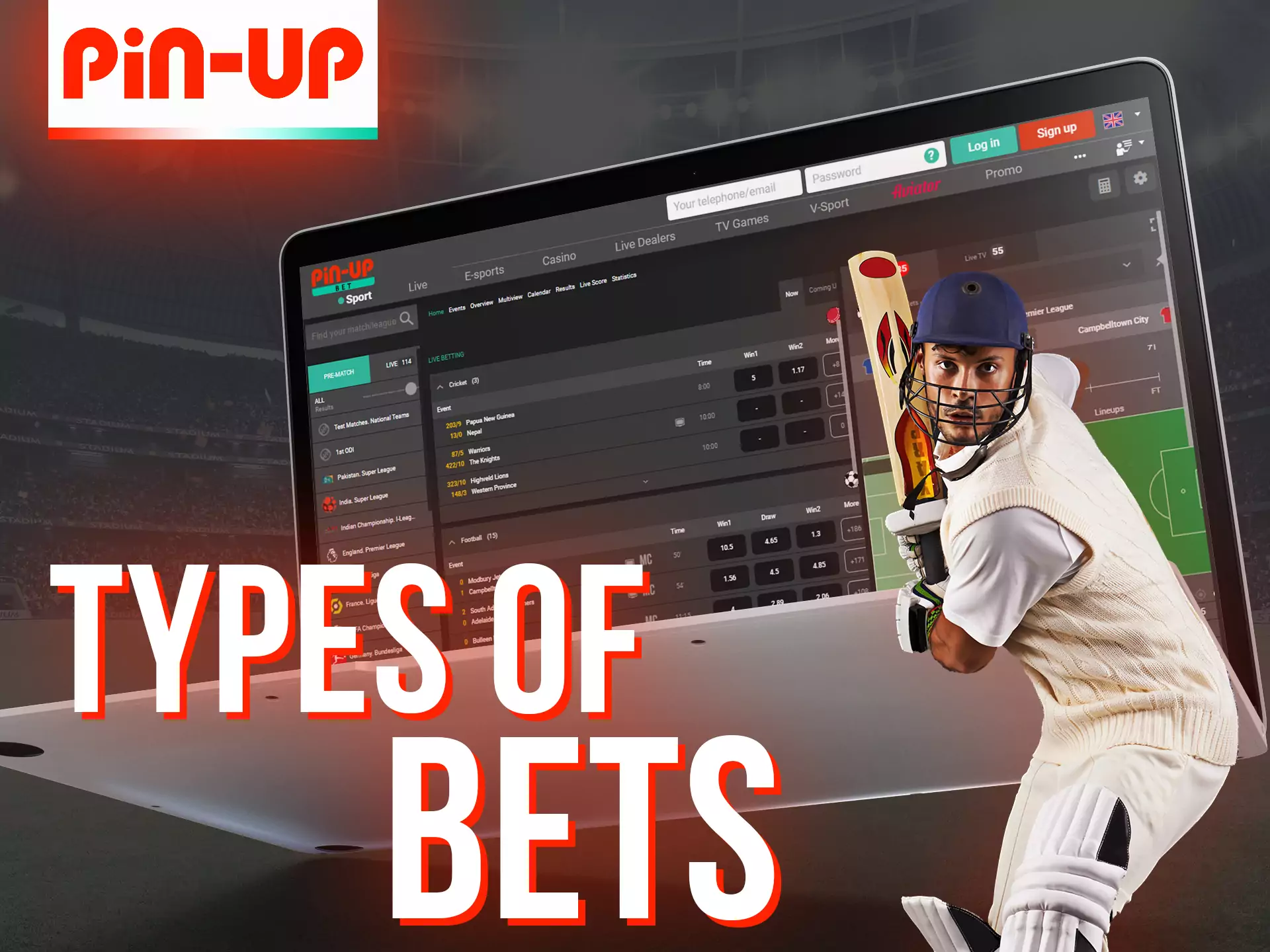 At Pin-up, try different types of bets and find the most comfortable one.
