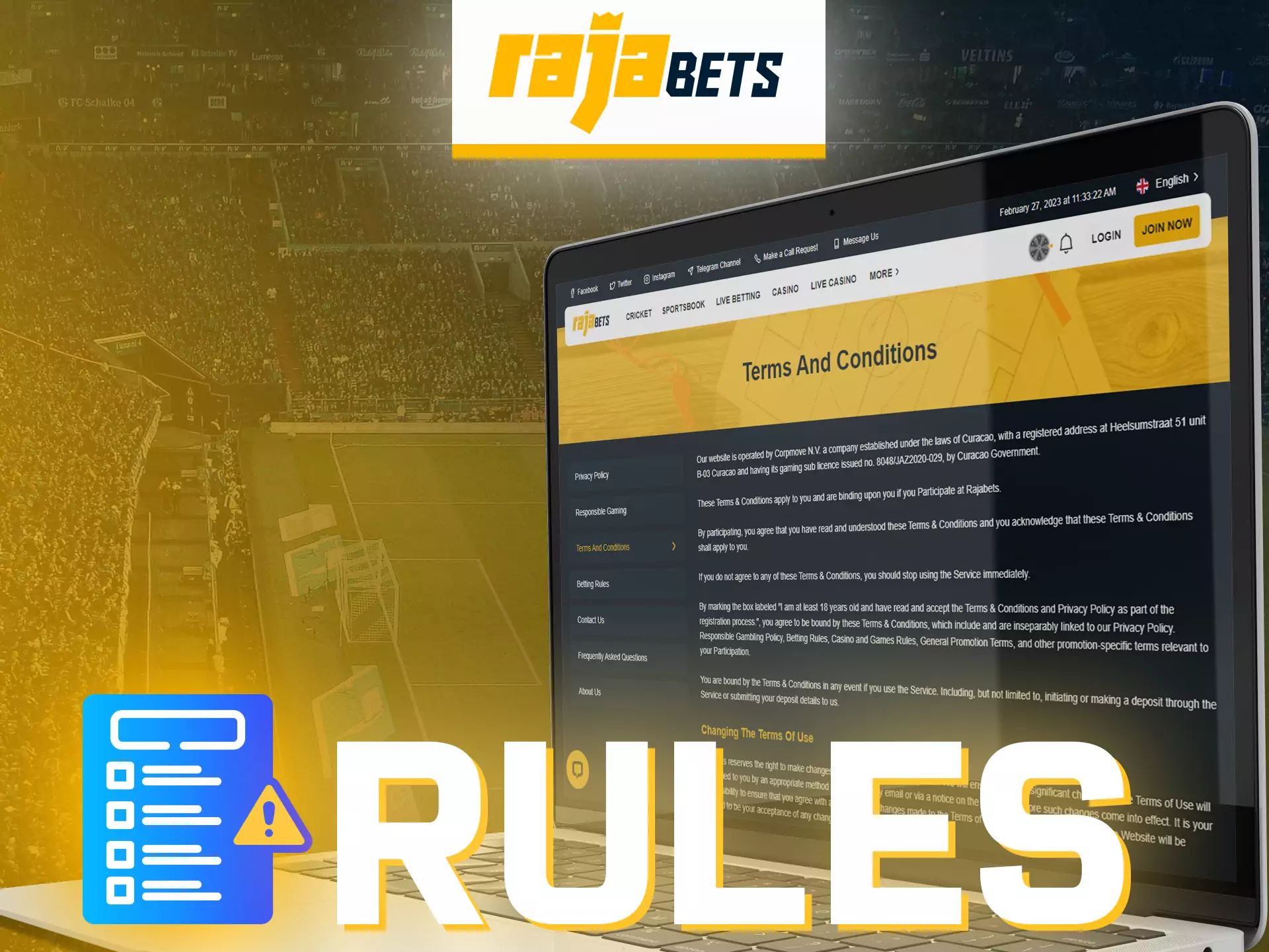 Get to know the basic and important rules of Rajabets.